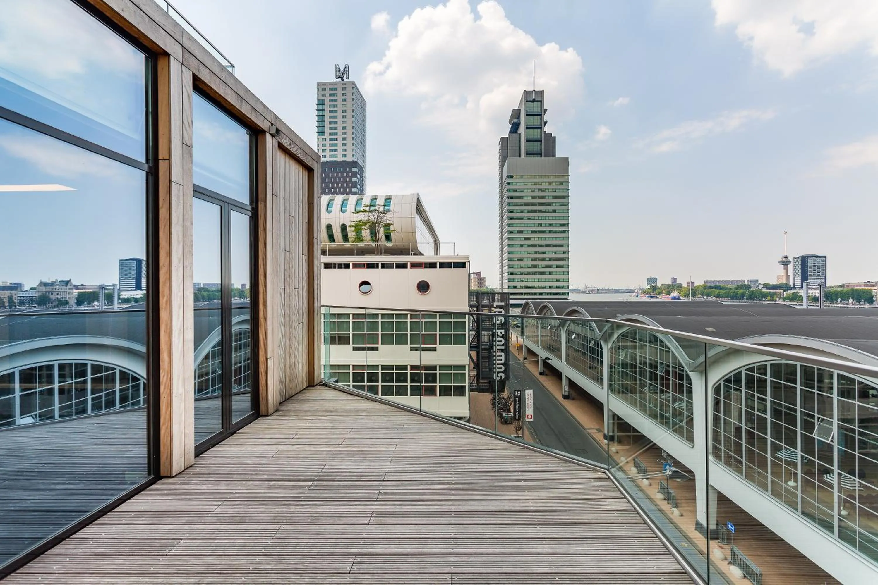 Balcony/Terrace in Room Mate Bruno, Rotterdam