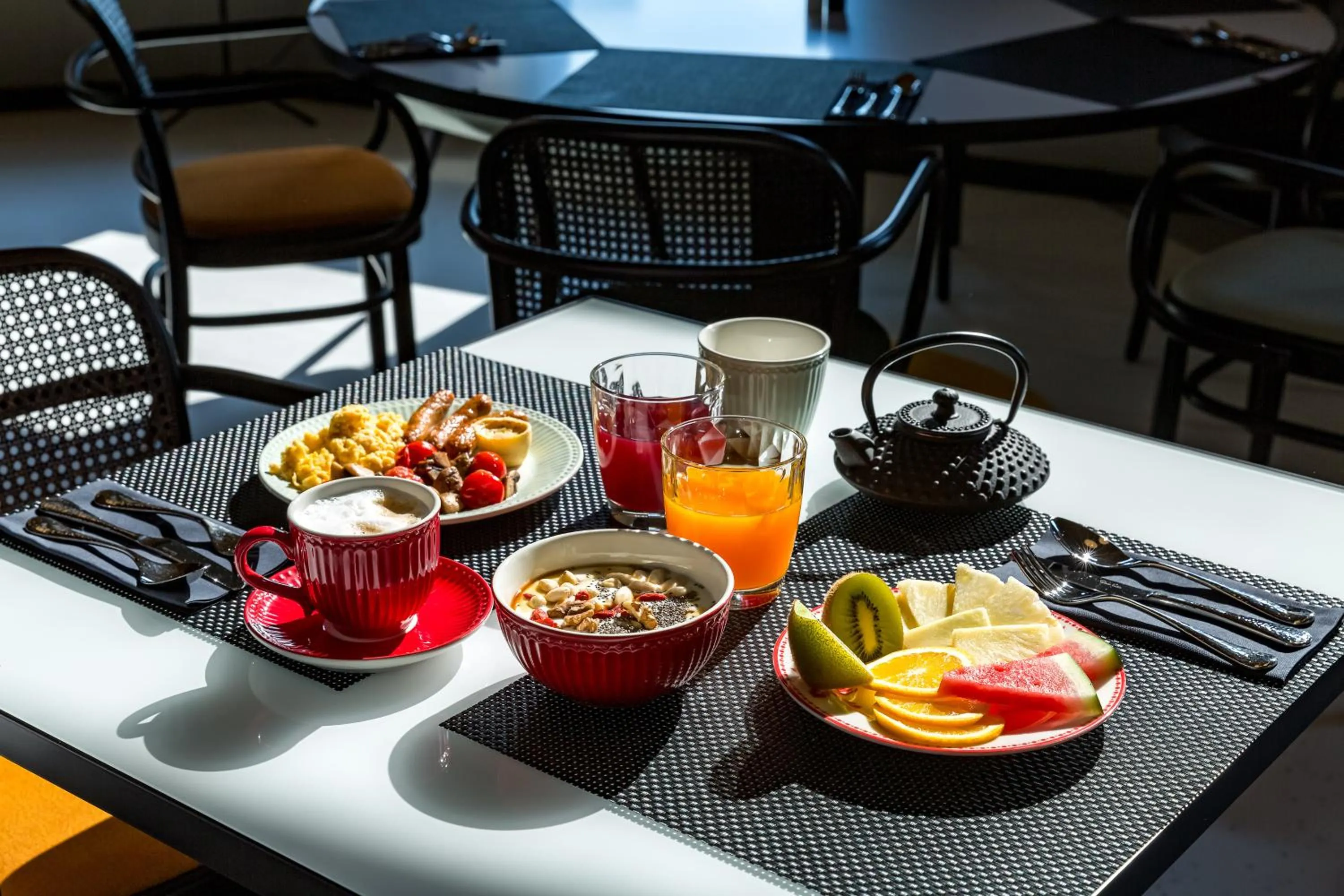 Food and drinks in Room Mate Bruno, Rotterdam