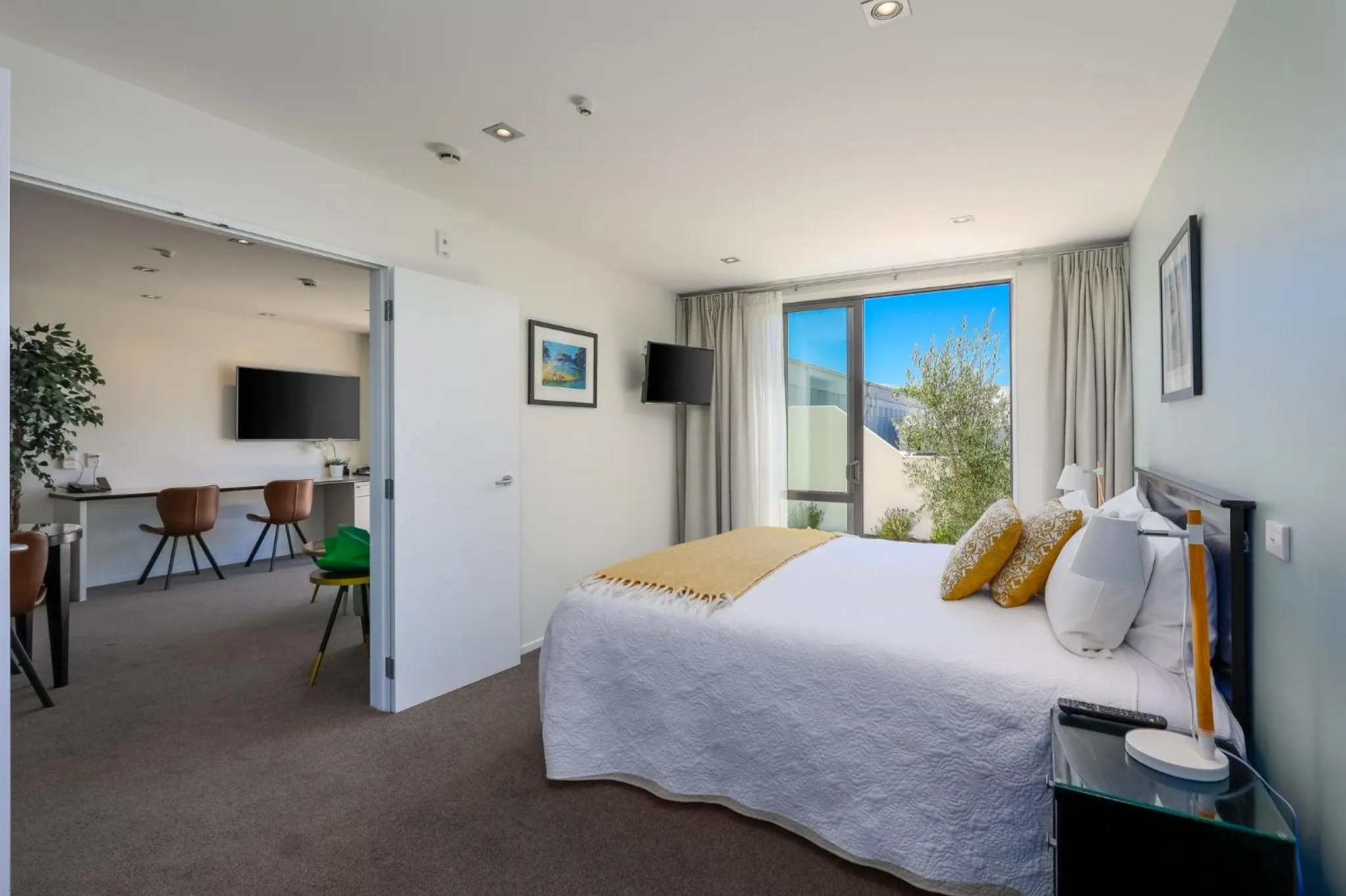 Bedroom, Bed in Palazzo Motor Lodge