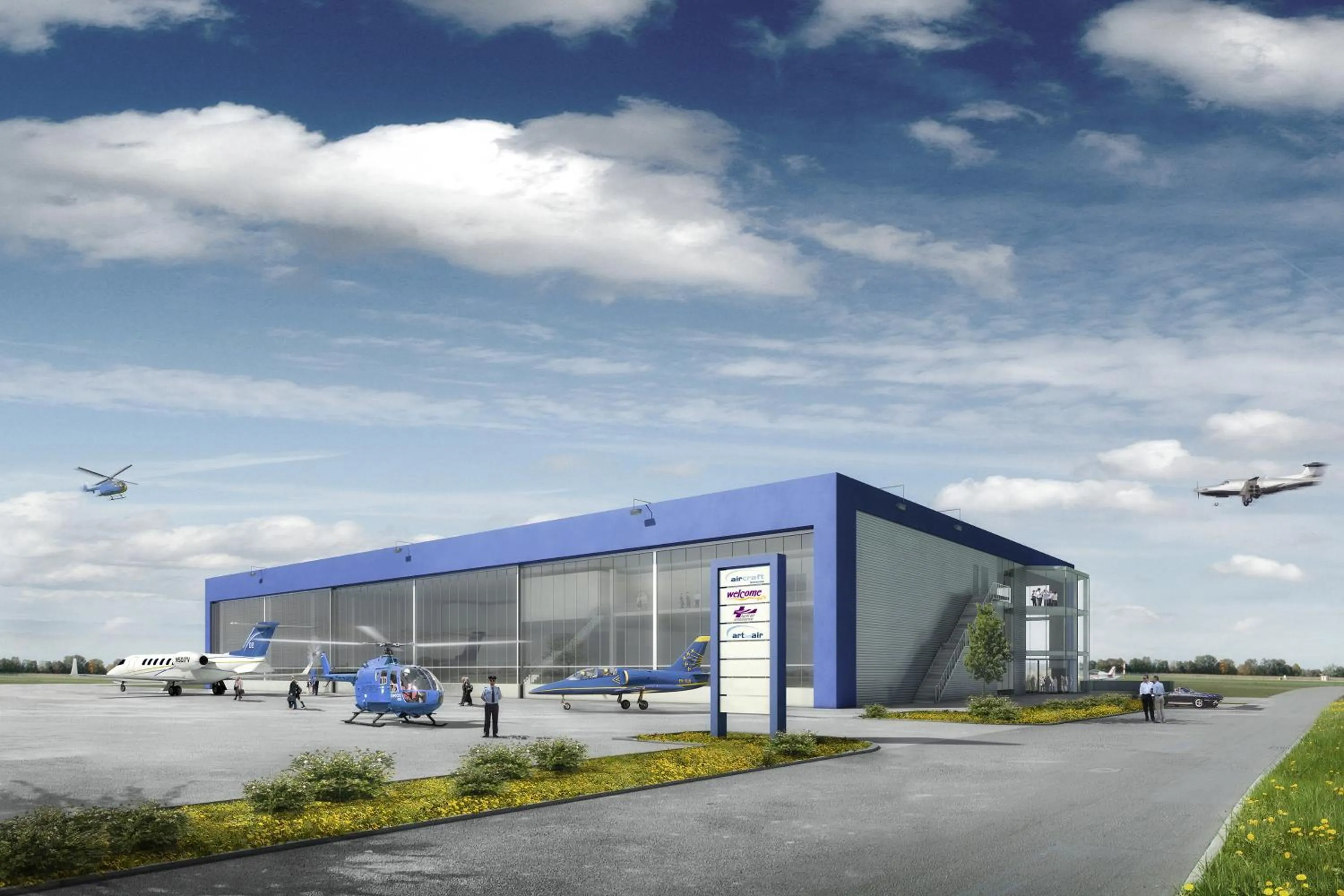 Property building in Aircraft Hotel & Events