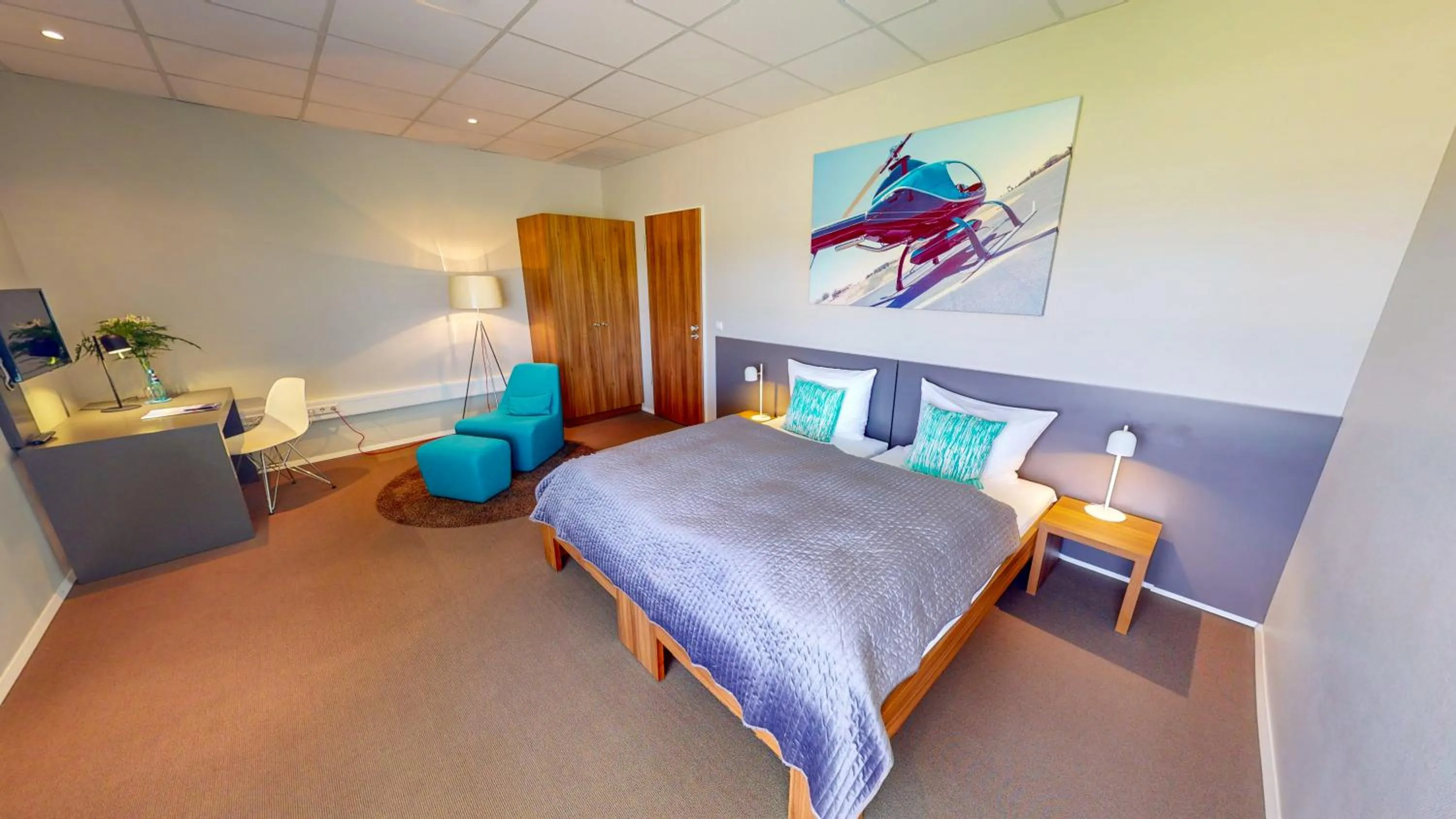 Bed in Aircraft Hotel & Events