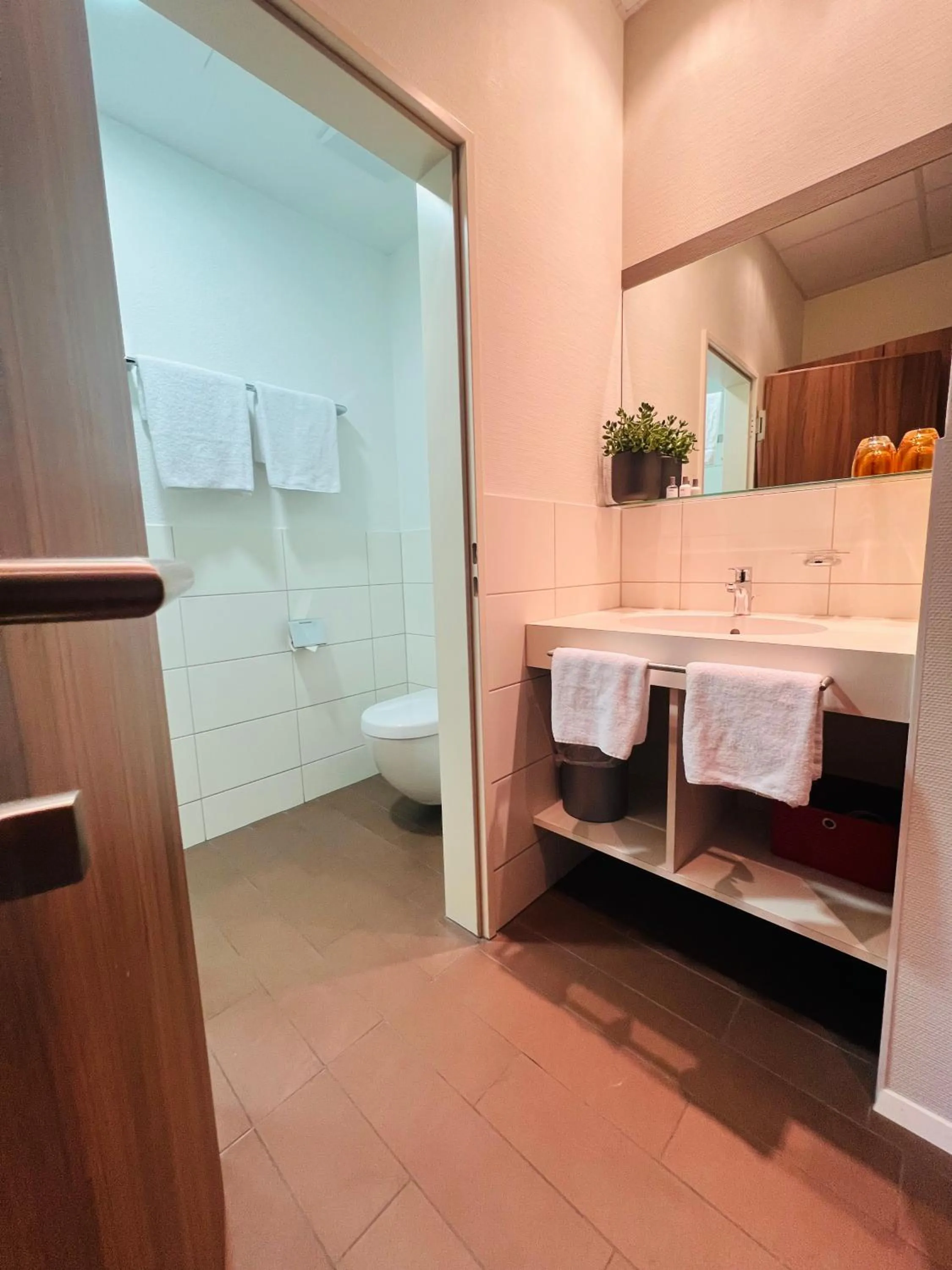 Bathroom in Aircraft Hotel & Events
