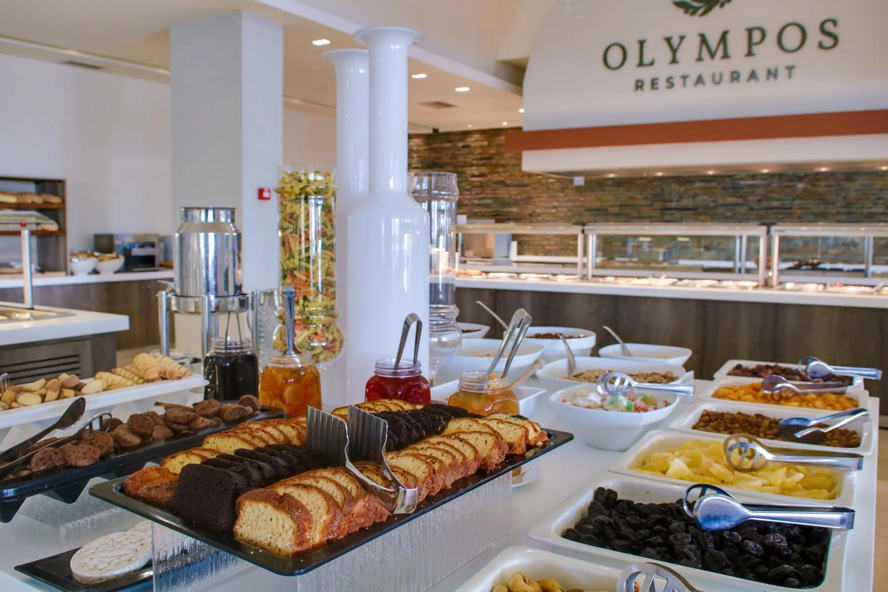 Buffet breakfast in Olympian Bay Grand Resort