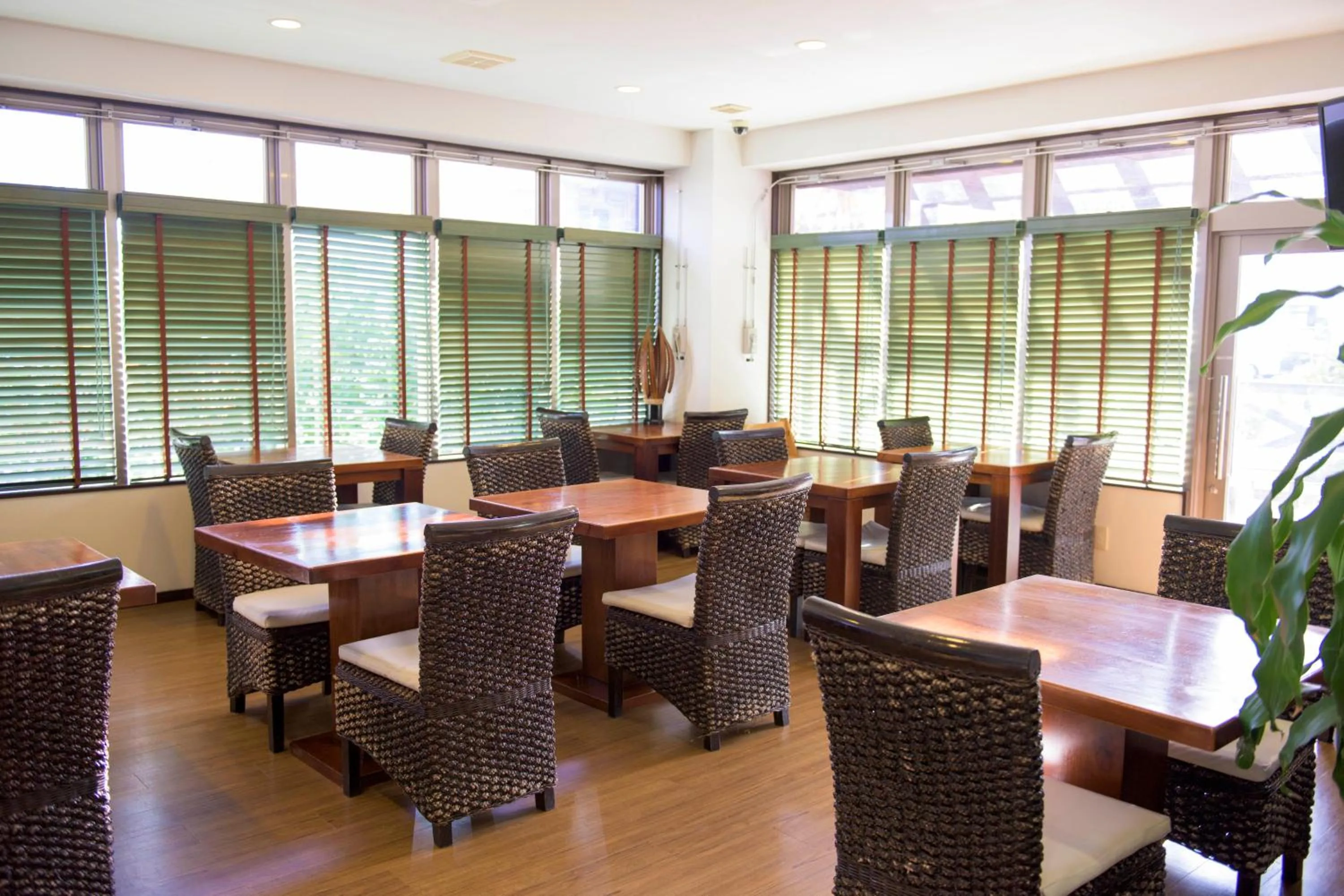 Communal lounge/ TV room in Hotel Patina Ishigakijima