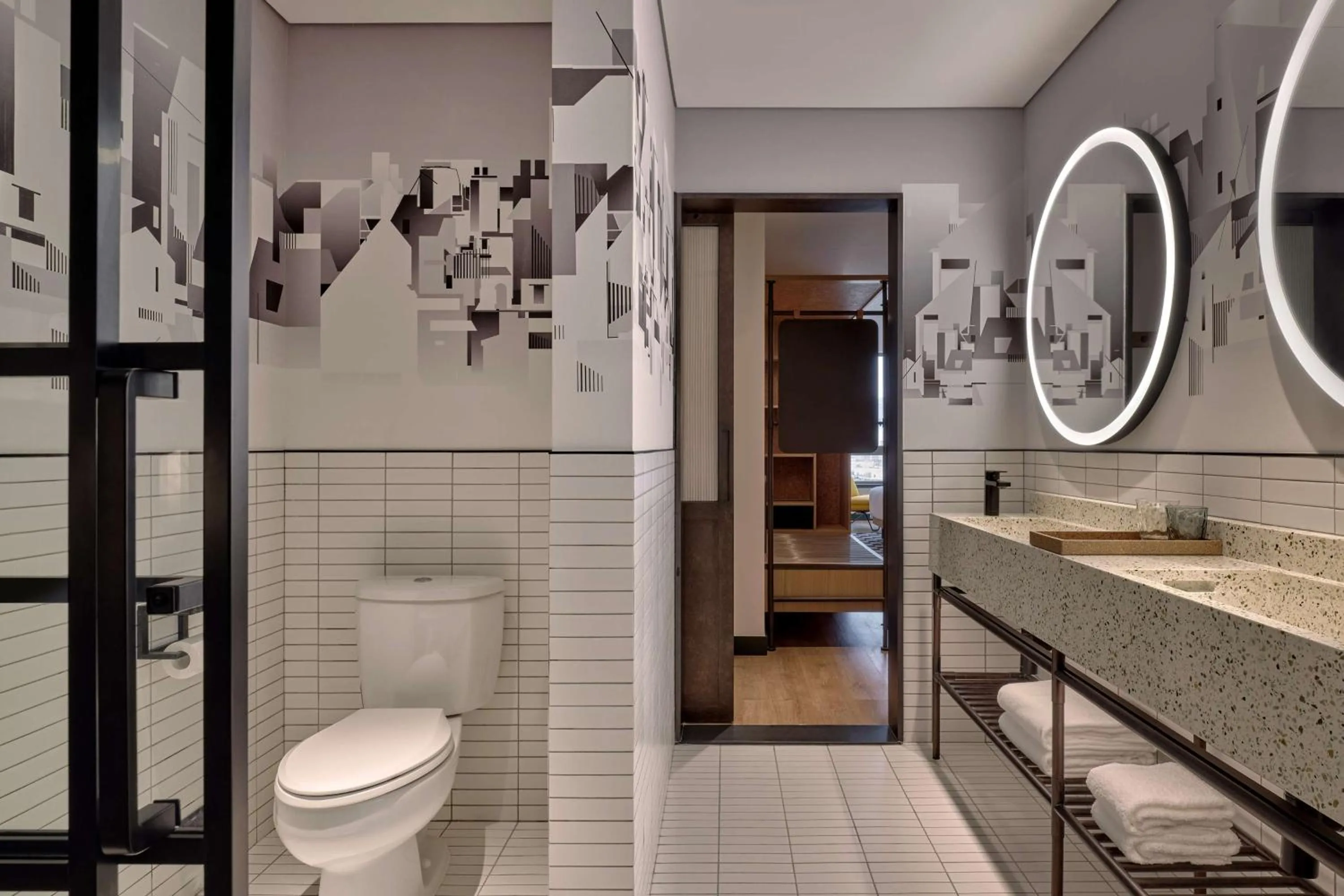 Bathroom in Caption by Hyatt Zhongshan Park Shanghai