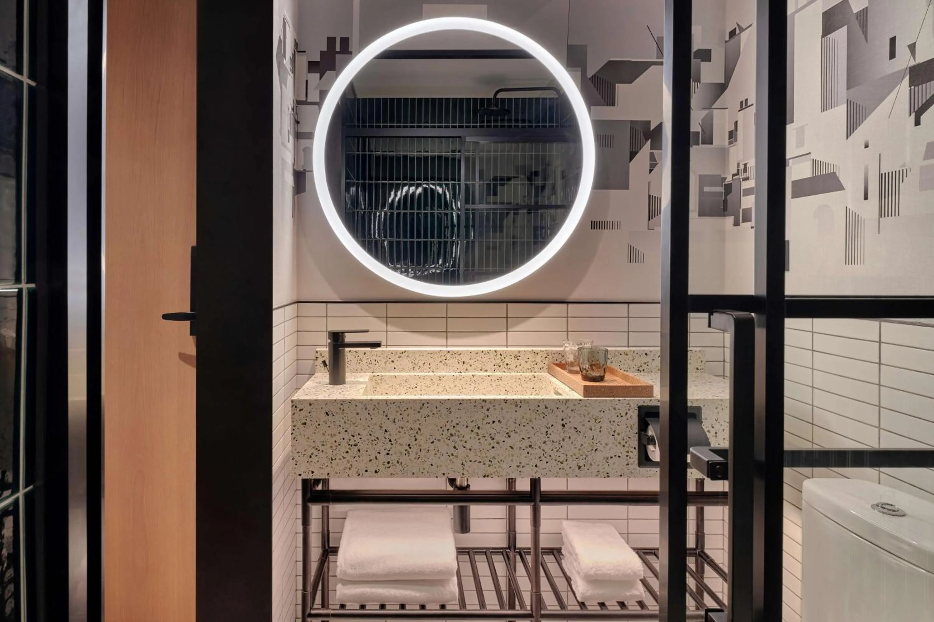 Bathroom in Caption by Hyatt Zhongshan Park Shanghai