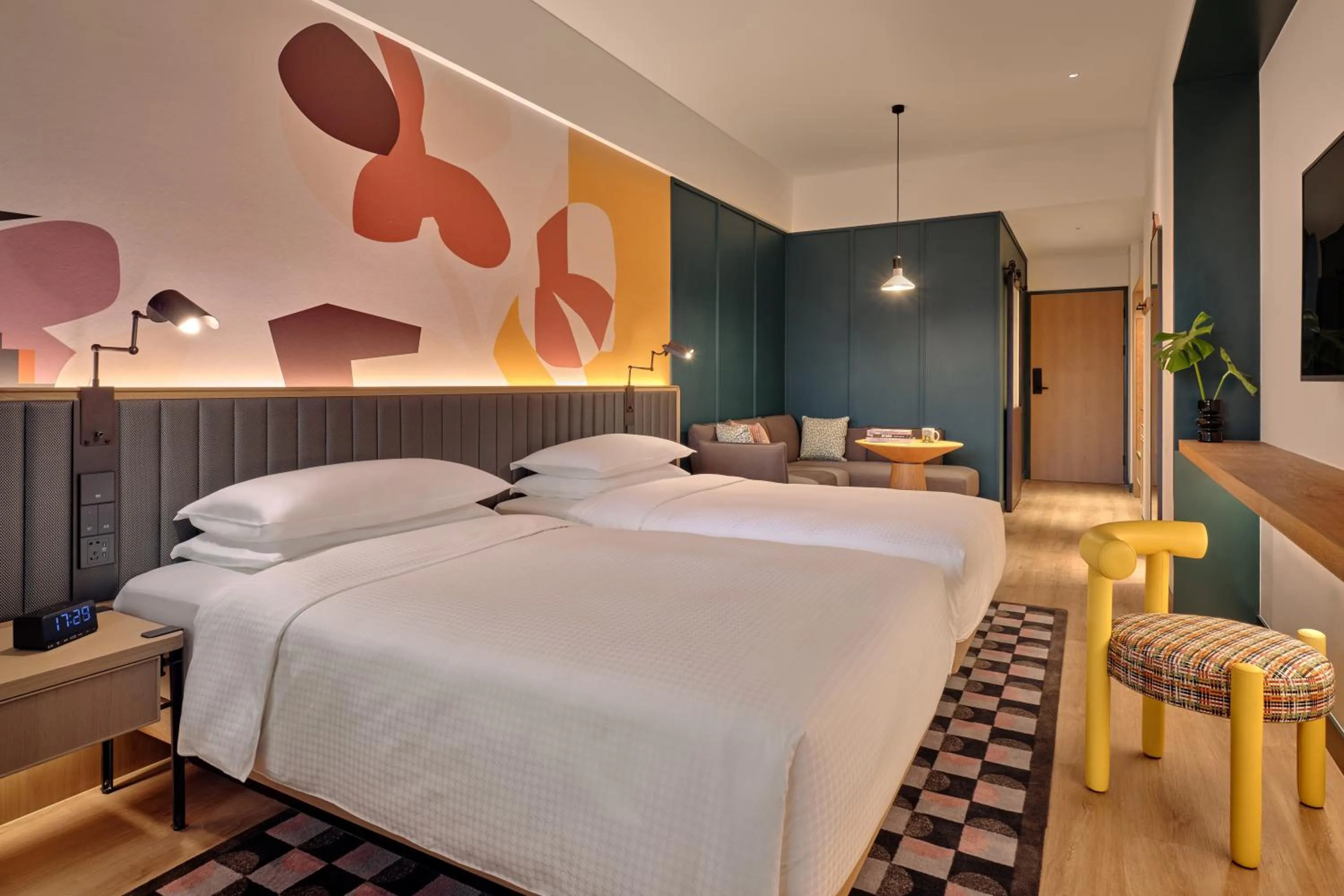 Bed in Caption by Hyatt Zhongshan Park Shanghai