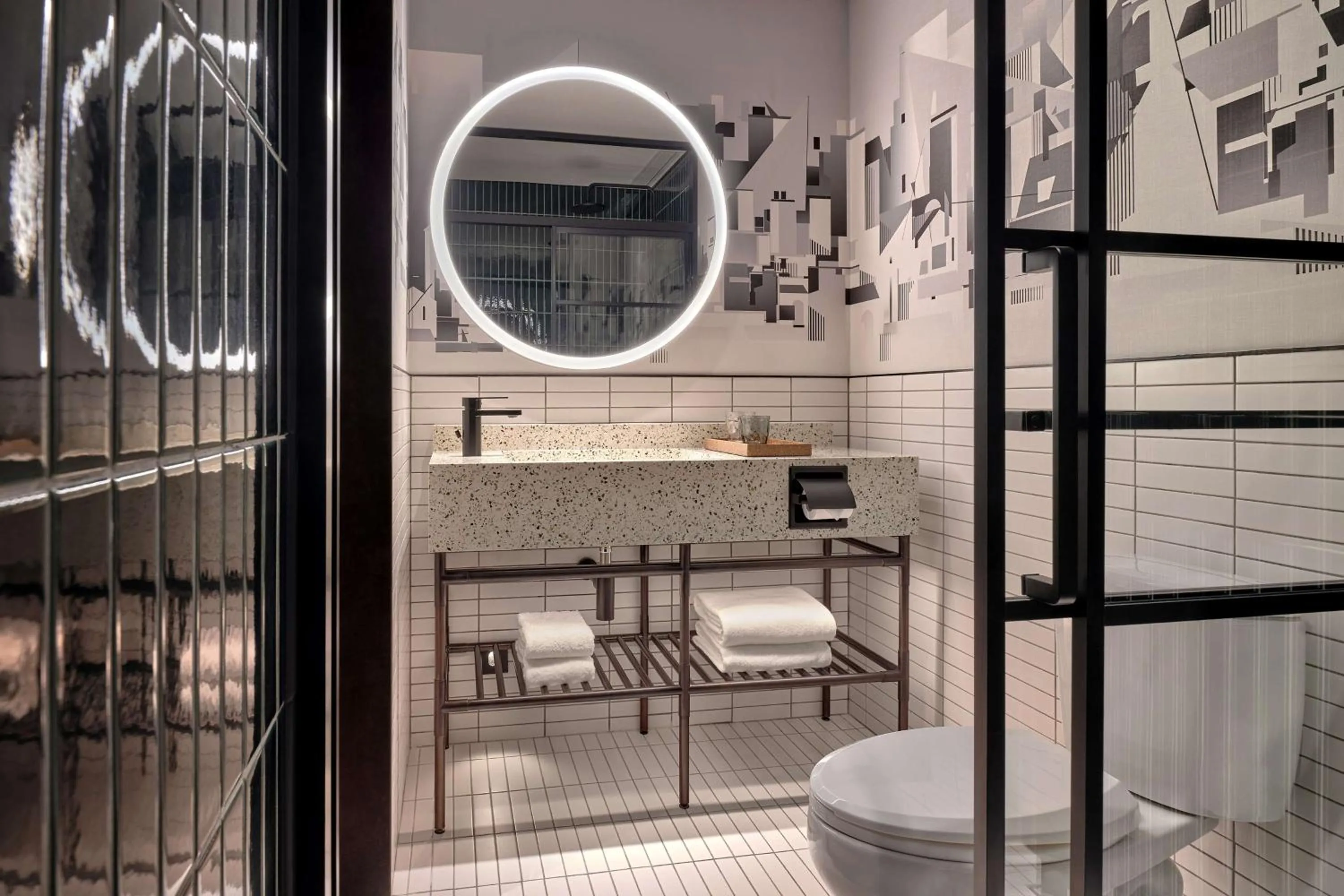 Bathroom in Caption by Hyatt Zhongshan Park Shanghai