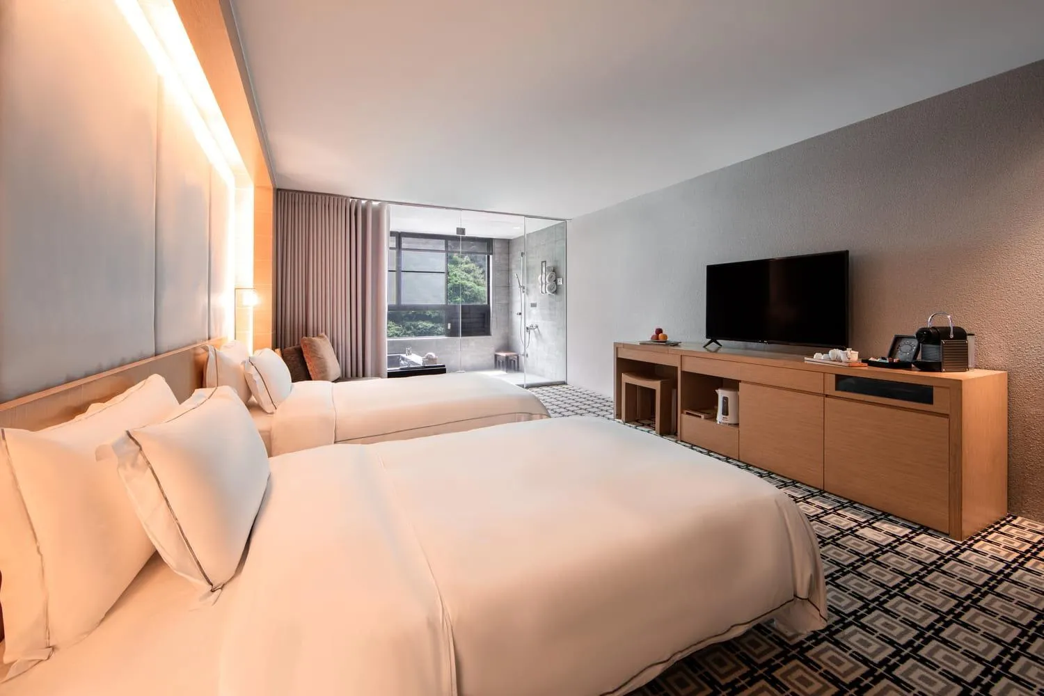 Bed in Wulai Pause Landis Resort