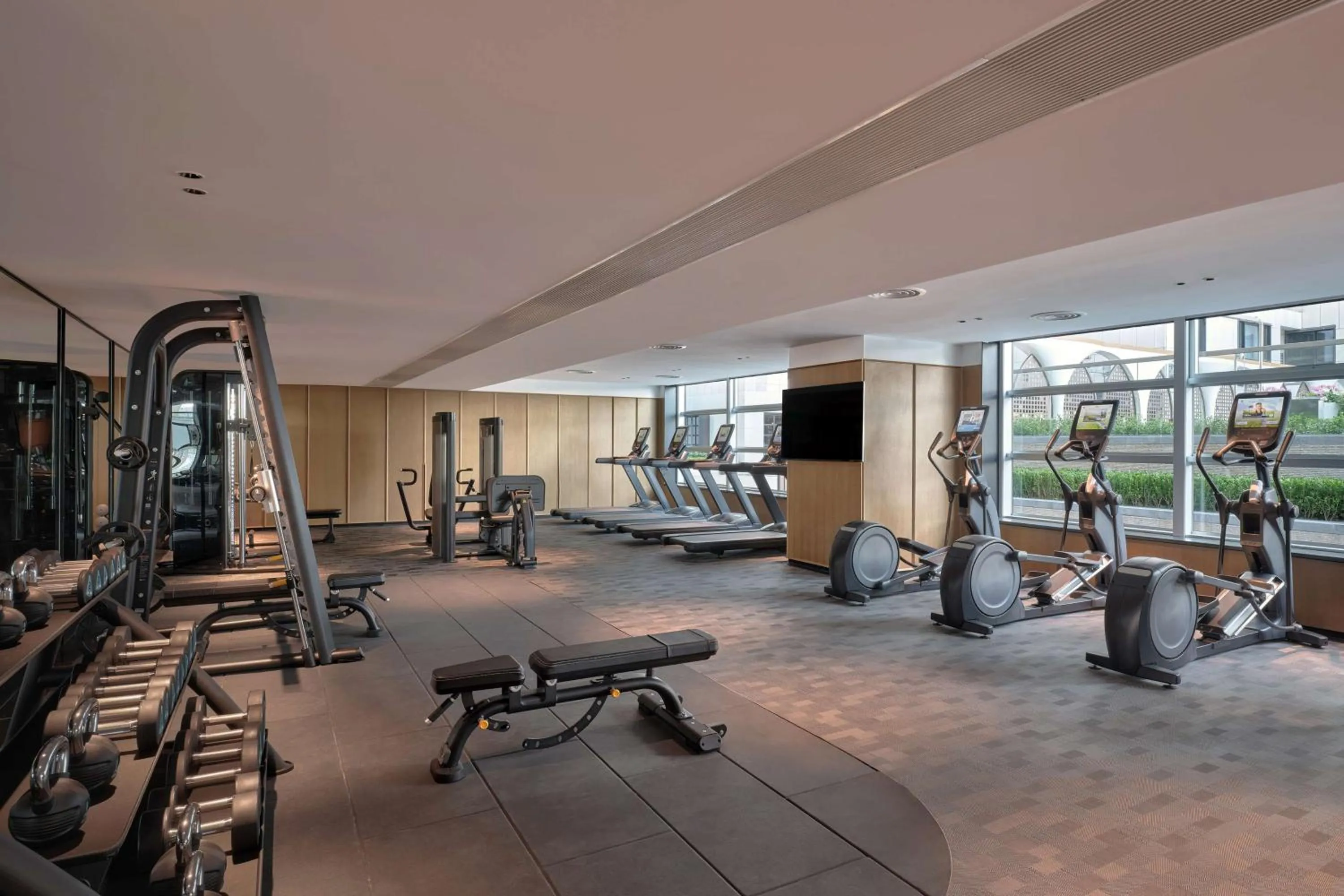 Fitness centre/facilities in Hyatt Centric Zhongshan Park Shanghai