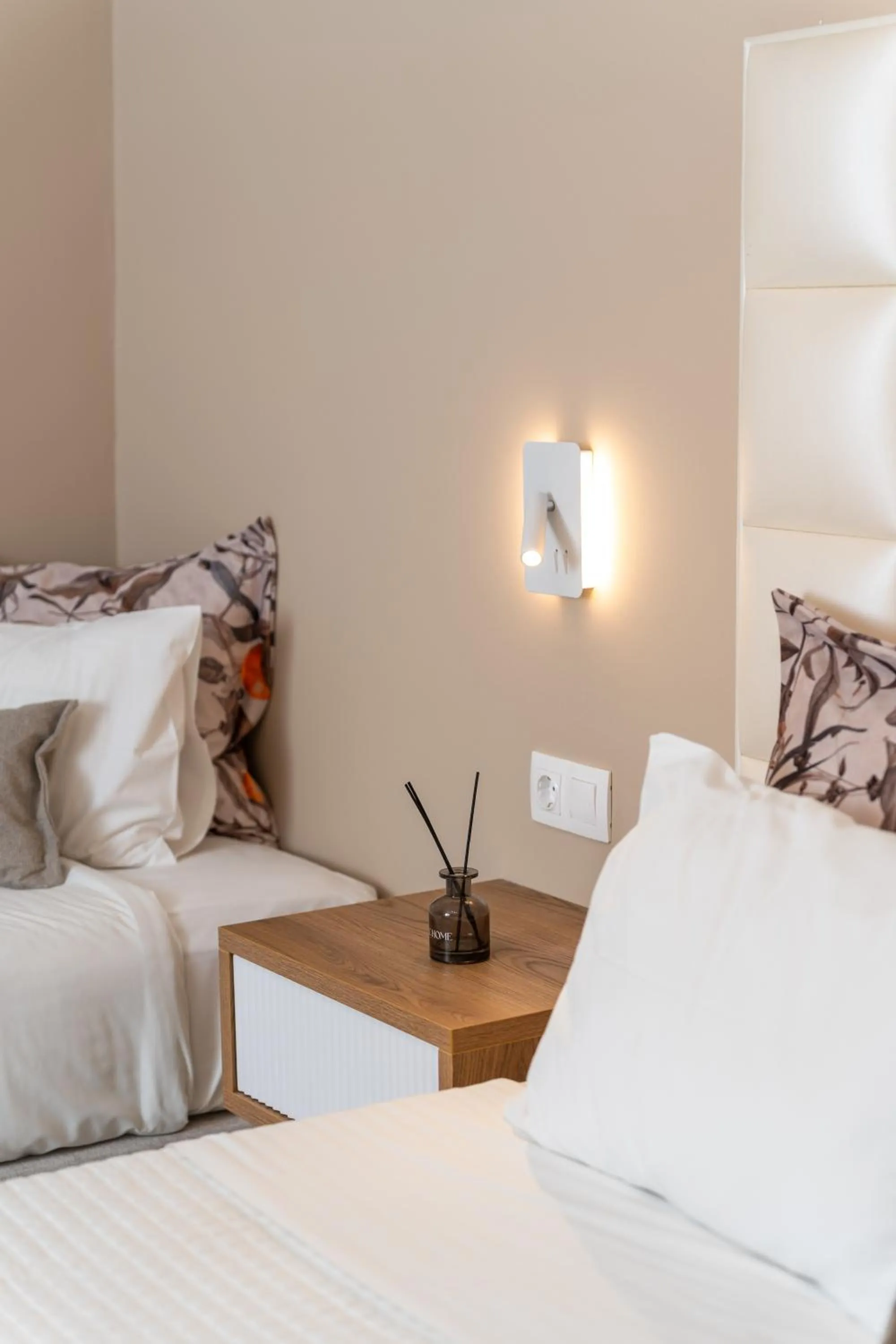 View (from property/room), Bed in Georgalas Sun Beach Resort