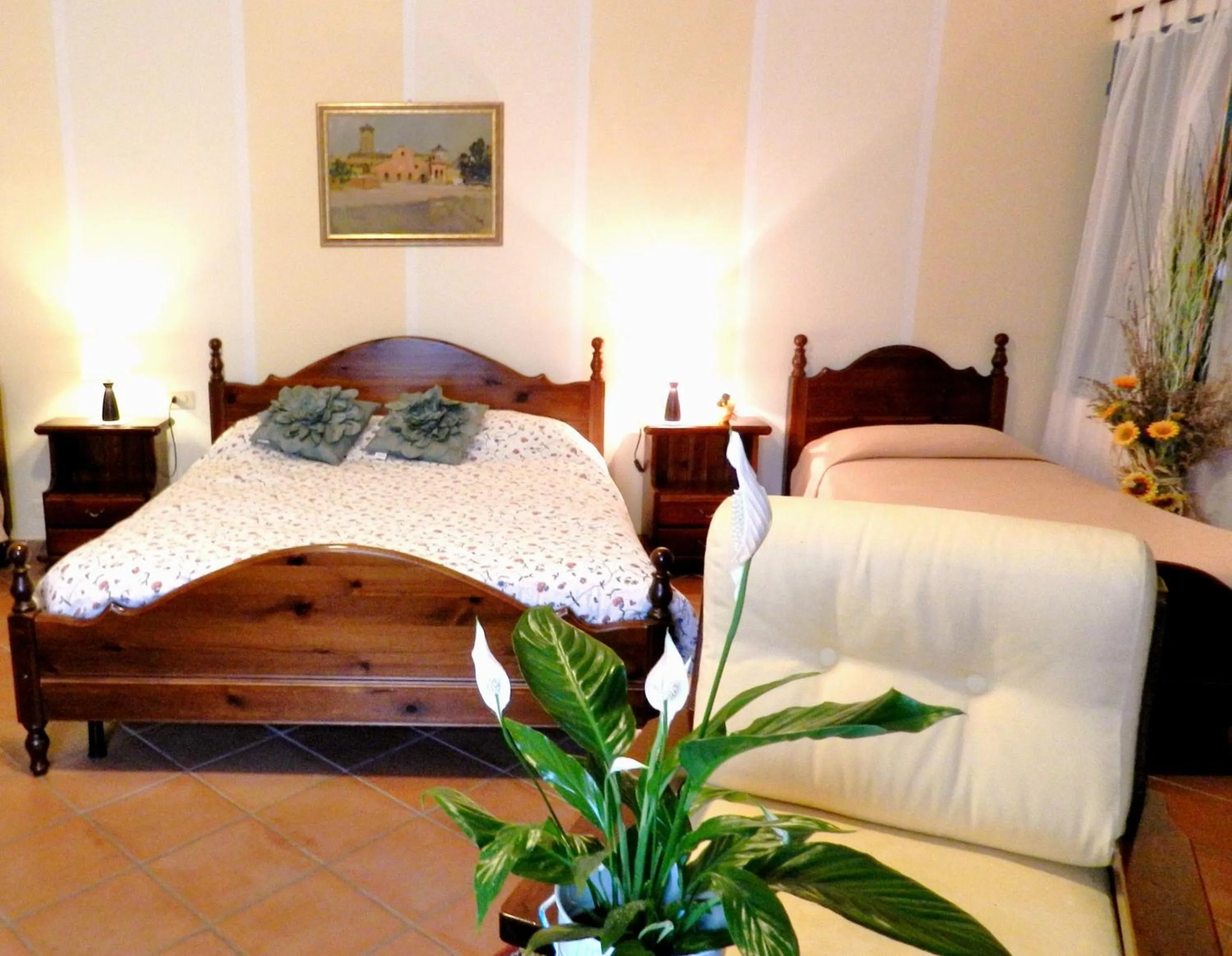 Photo of the whole room, Bed in Hotel Rurale Canneviè