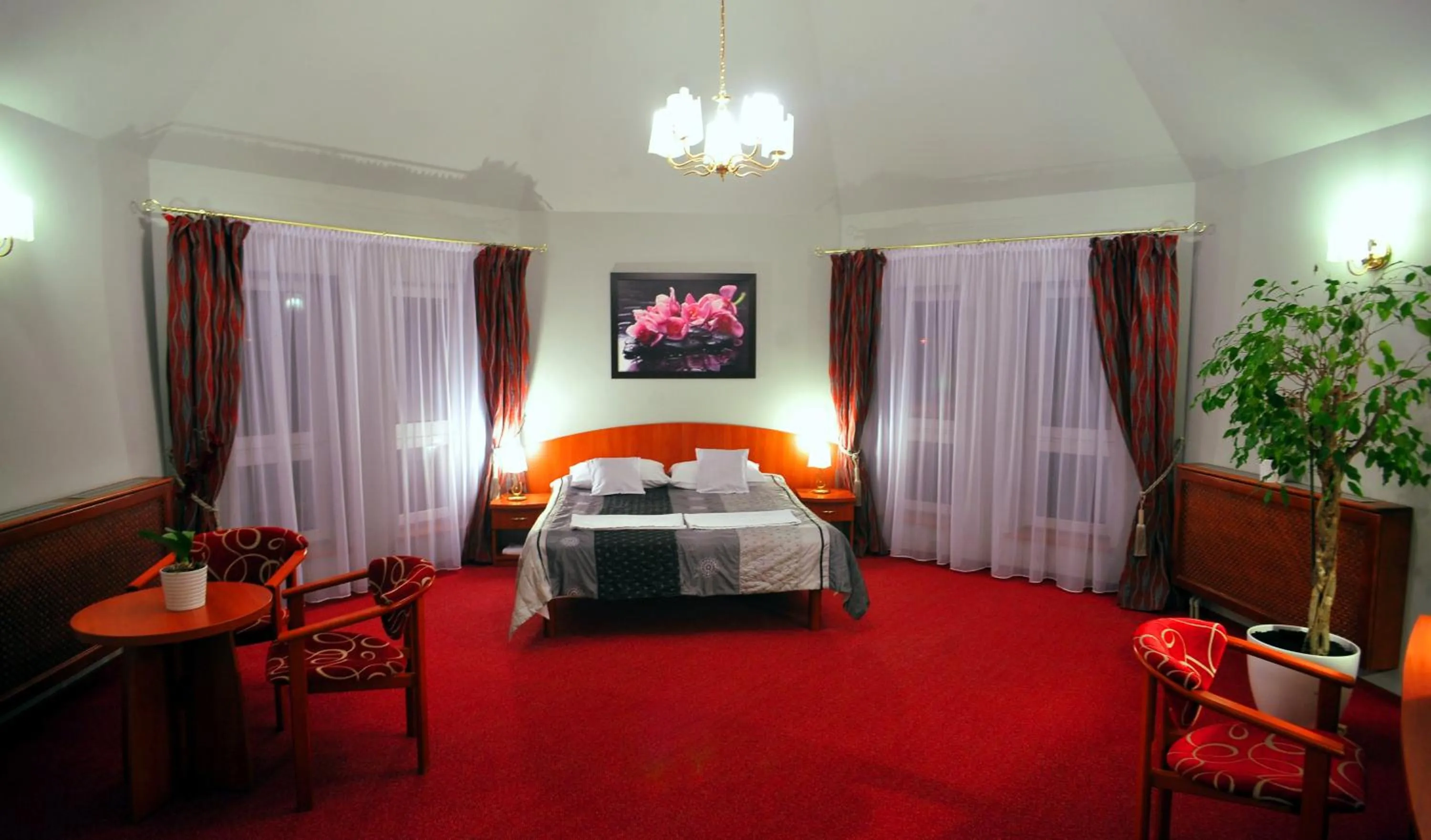 Bed in Hotel Złote Dęby