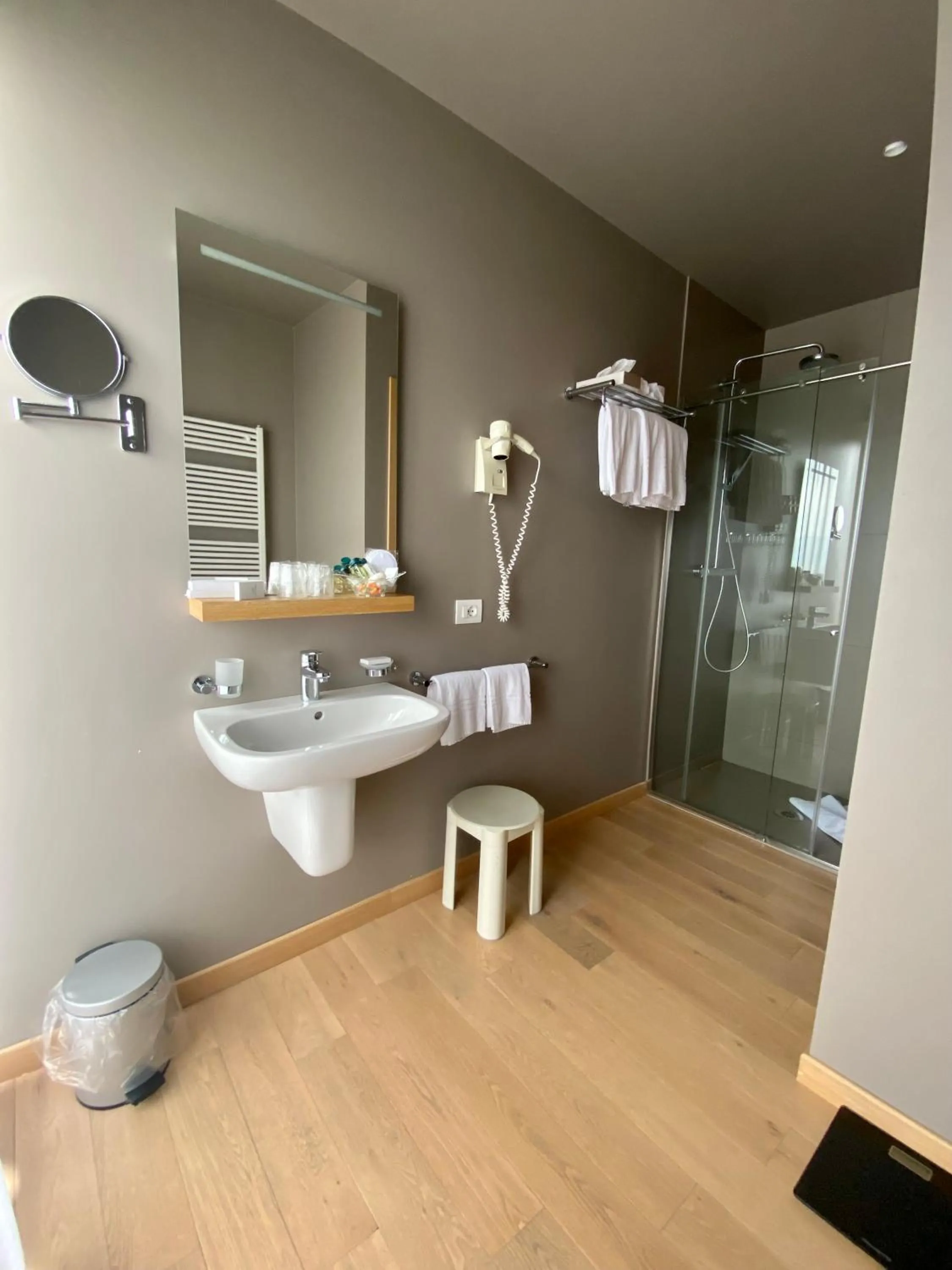 Shower, Bathroom in Albergo Rutzer