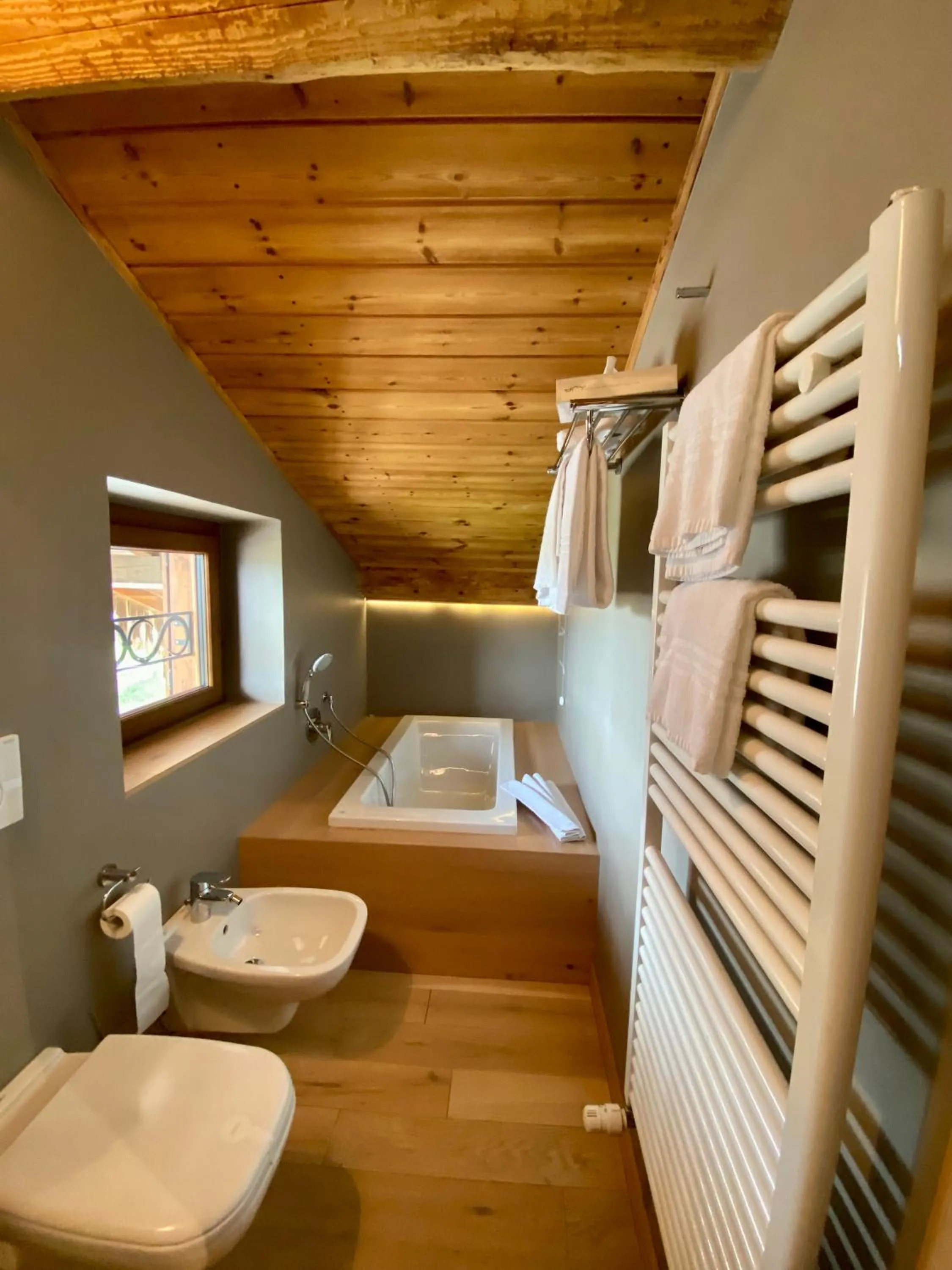 Bathroom in Albergo Rutzer