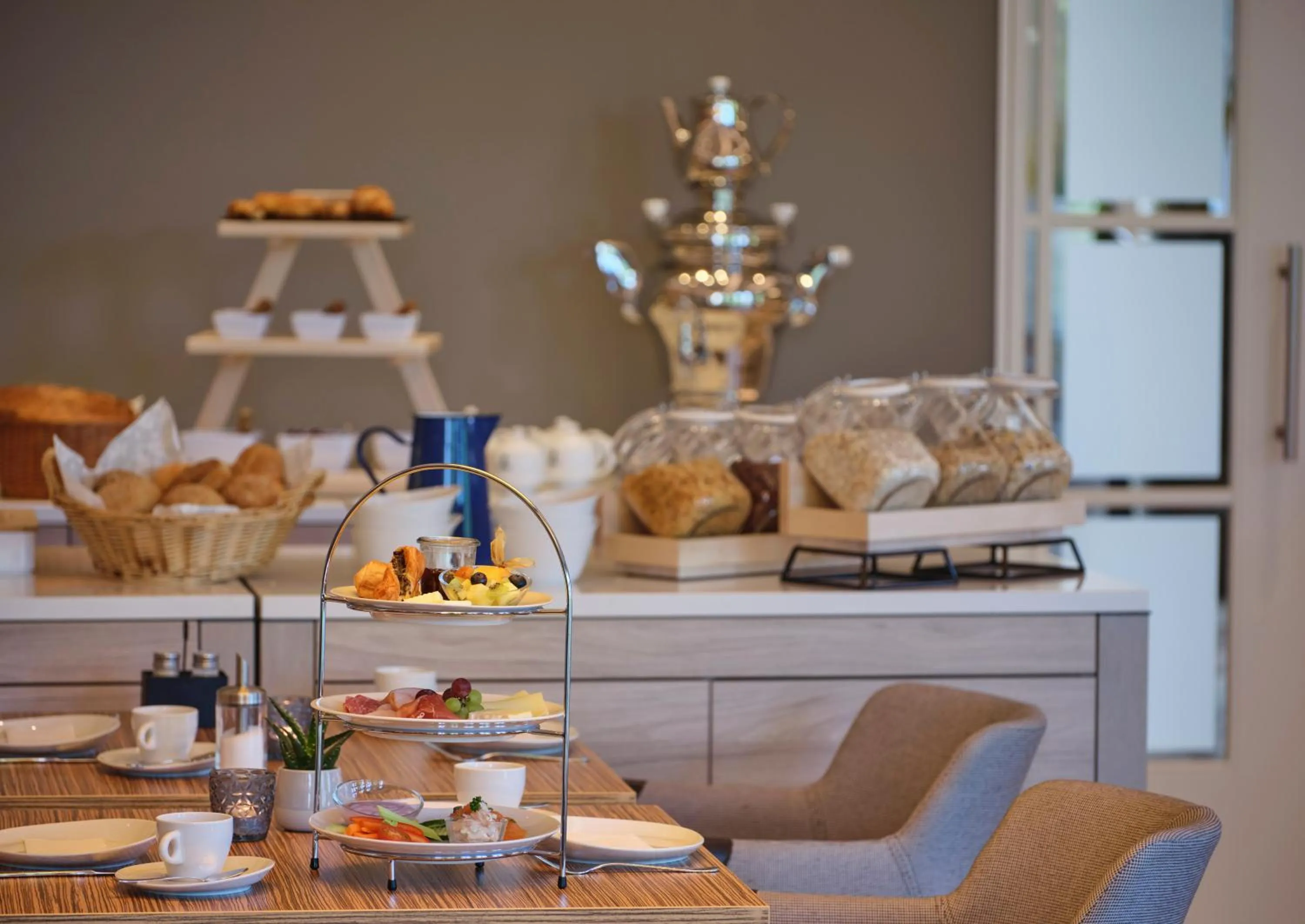 Breakfast in Hotel Restaurant Burg-Klause