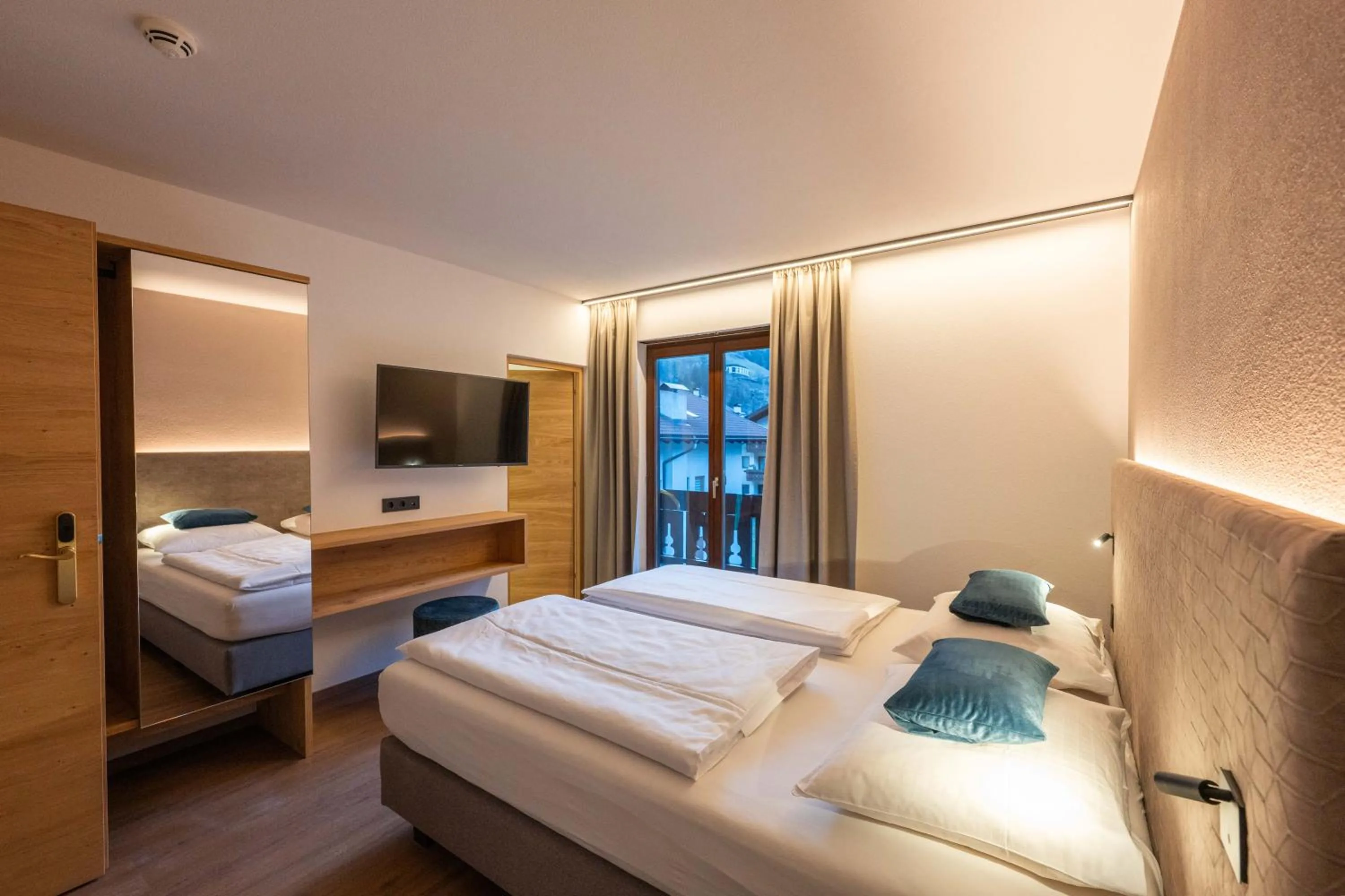 Bed in Hotel Mirabell