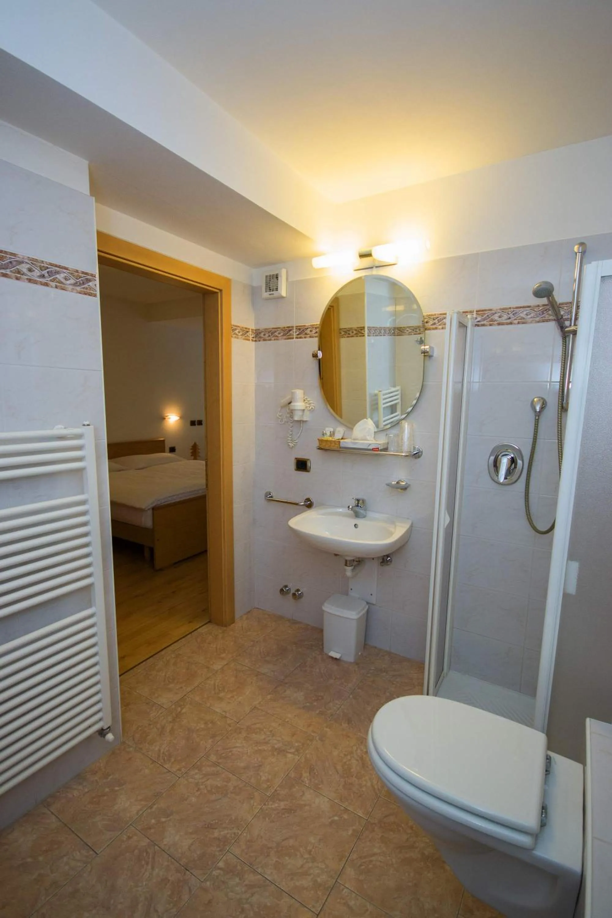 Bathroom in Hotel Miravalle