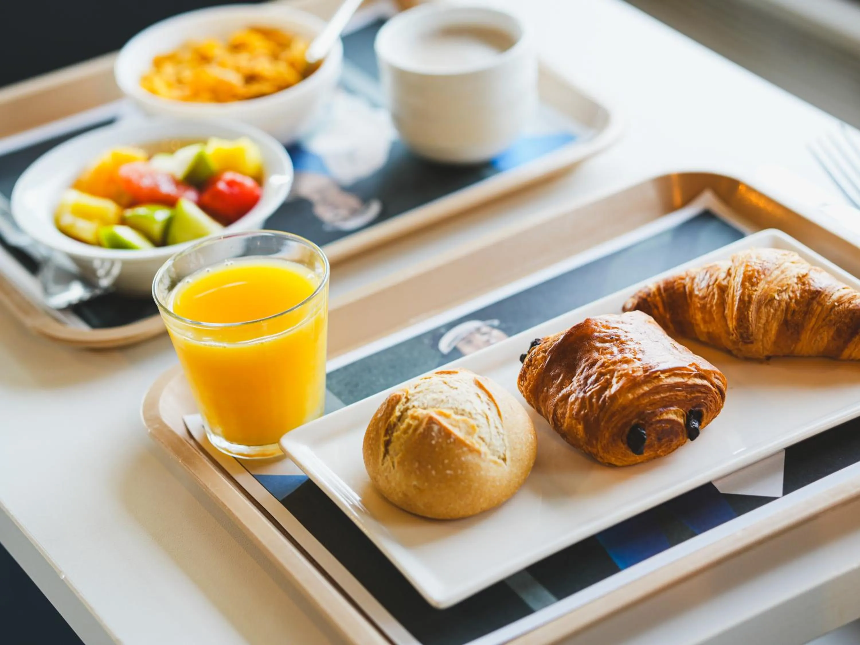 Buffet breakfast in ibis budget Caen Porte de Bretagne