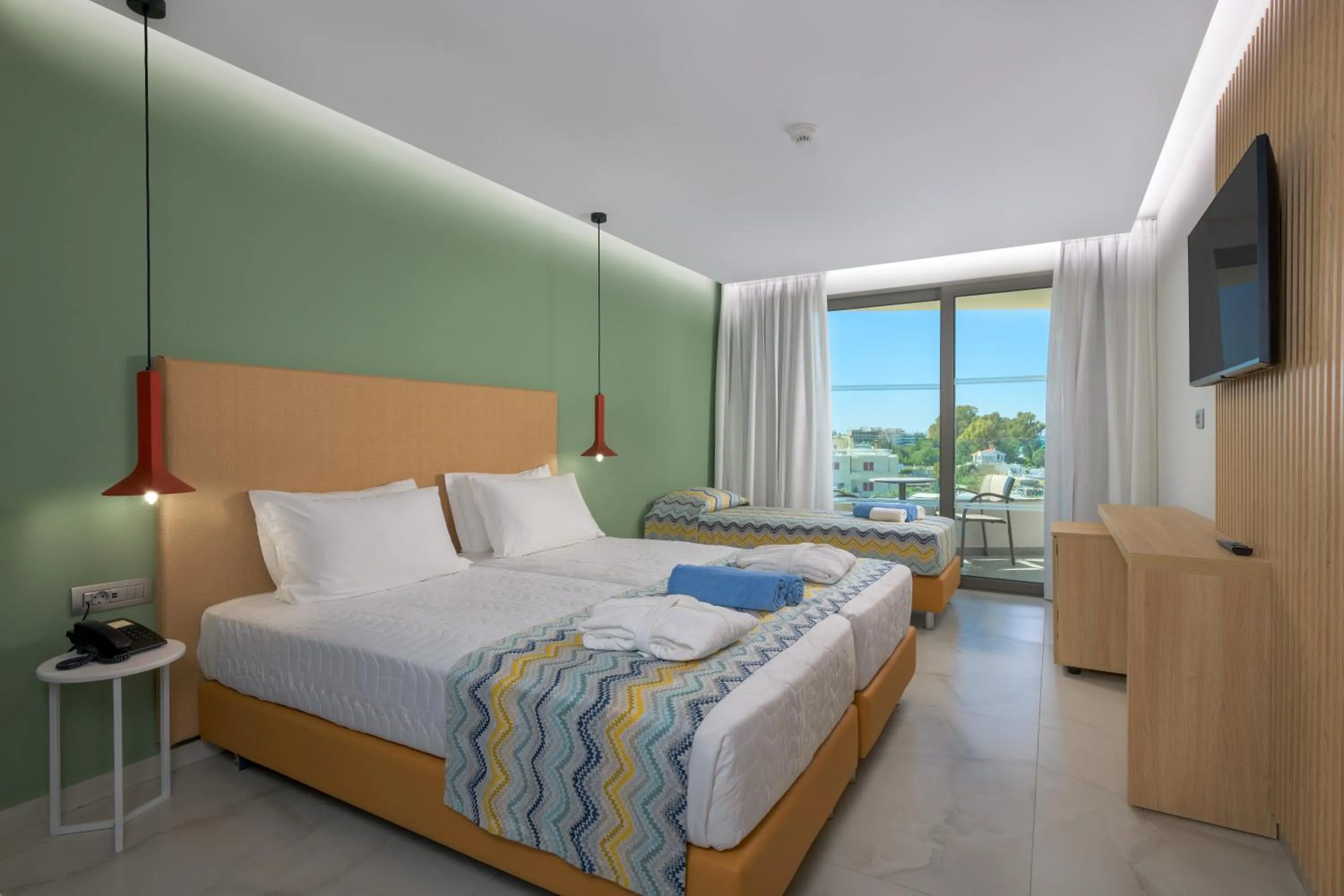 Bed in Avra Beach Resort