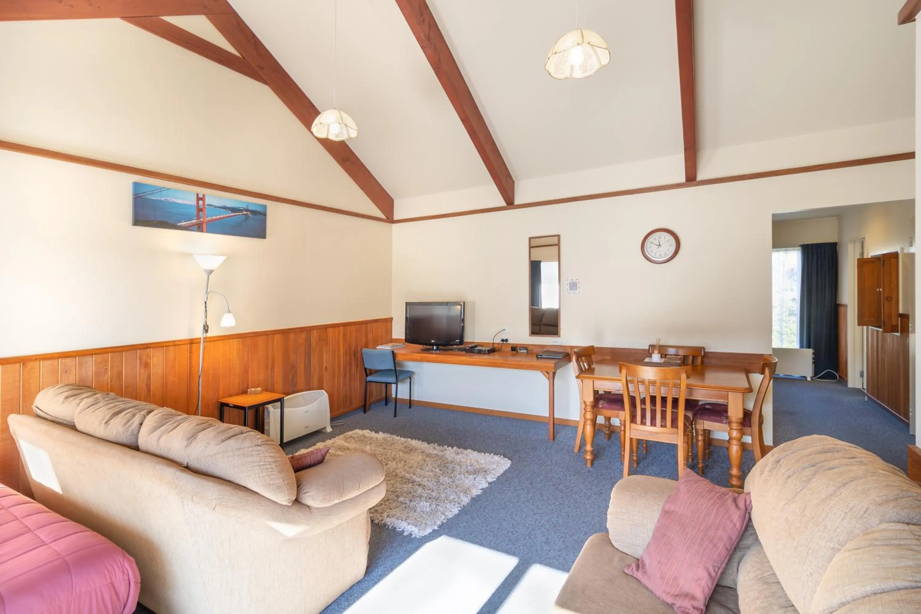 Living room in Anatoki Lodge Motel