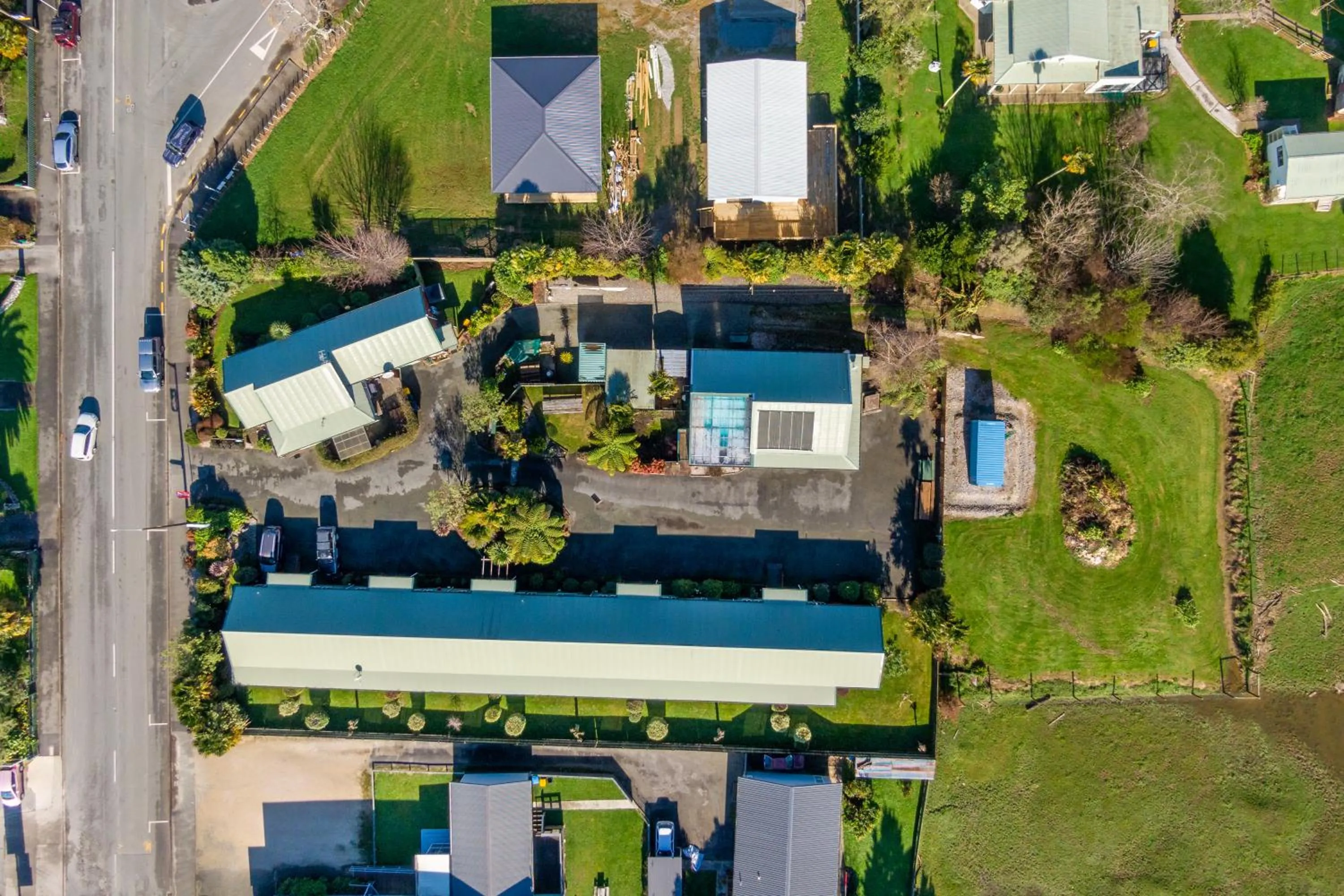 Bird's eye view in Anatoki Lodge Motel
