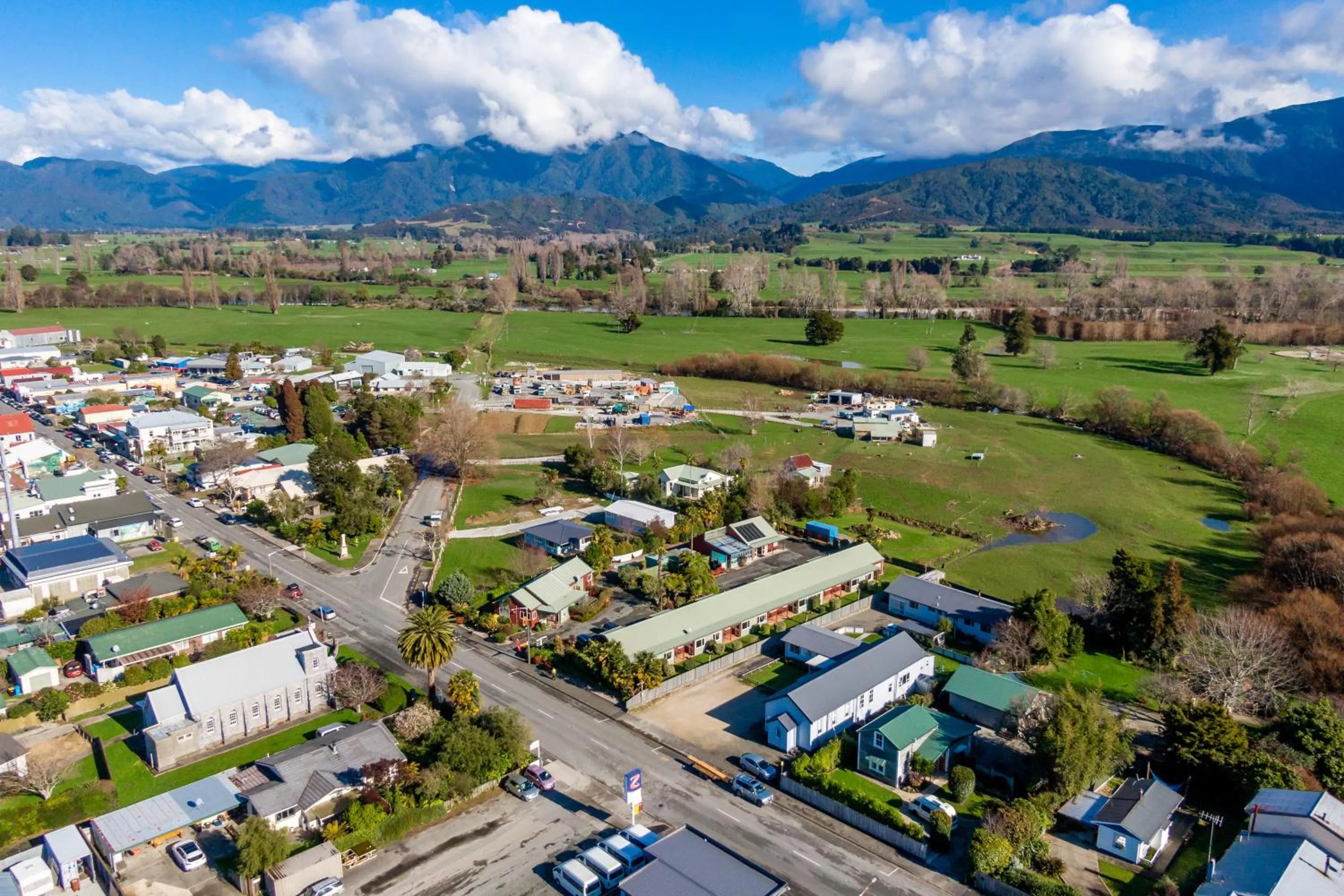 Bird's eye view in Anatoki Lodge Motel