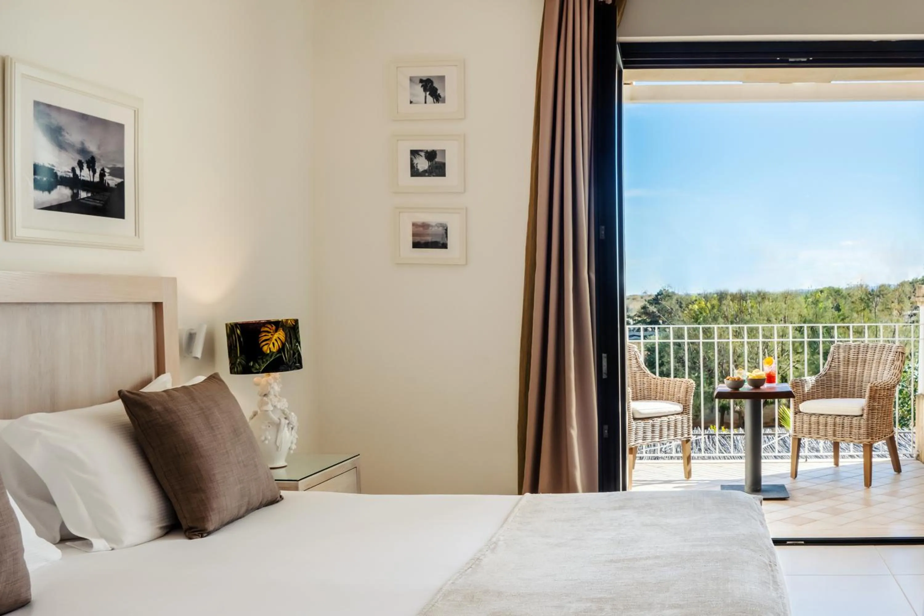 View (from property/room), Bed in Canne Bianche Lifestyle Hotel