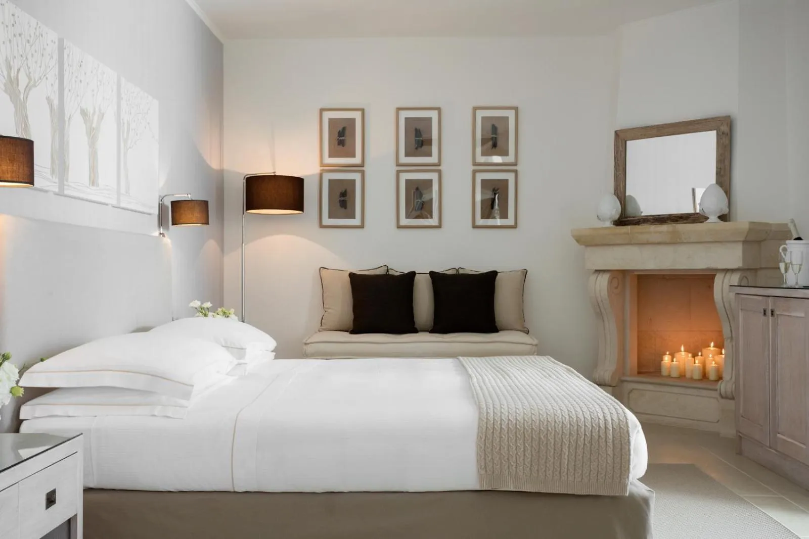 Bed in Canne Bianche Lifestyle Hotel