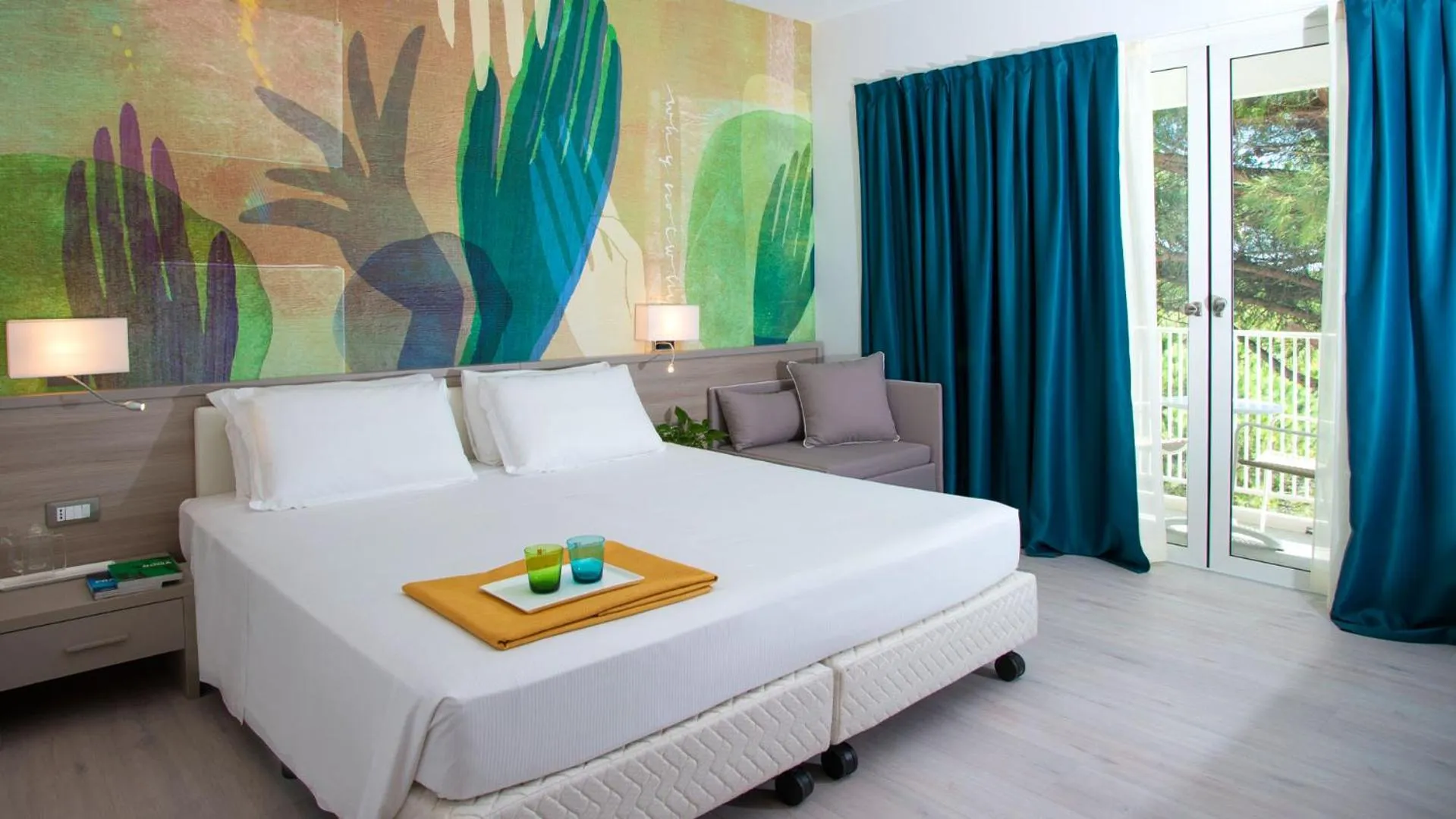 Bed in Hotel President