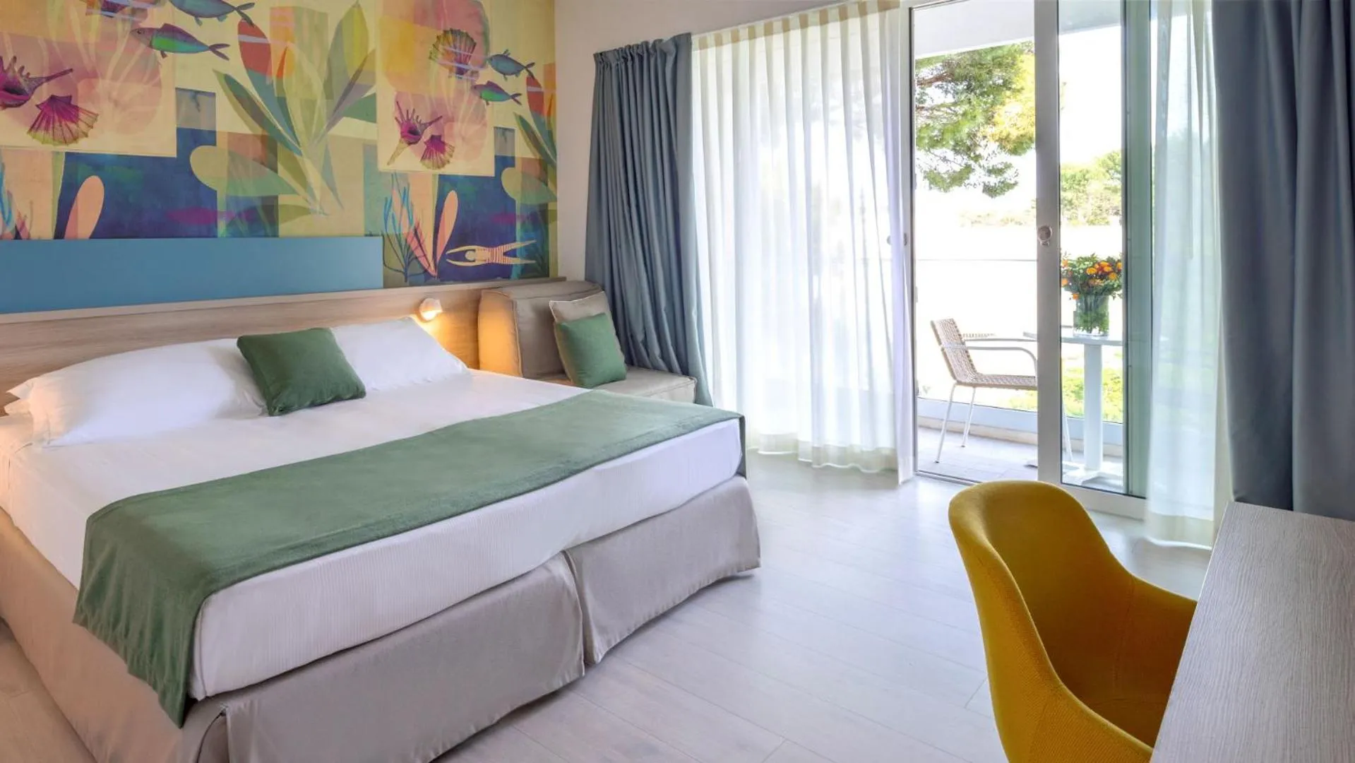 Bed in Hotel President