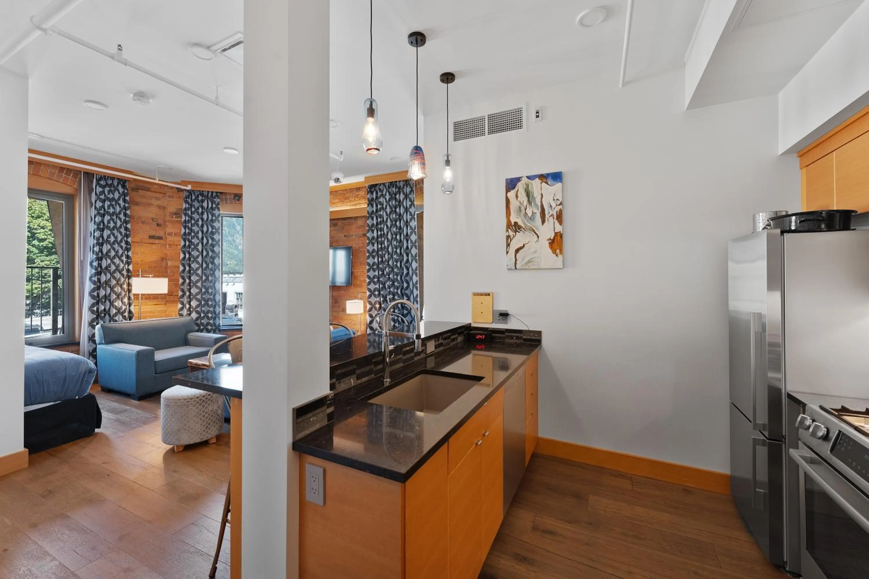Kitchen or kitchenette in Savoy Hotel