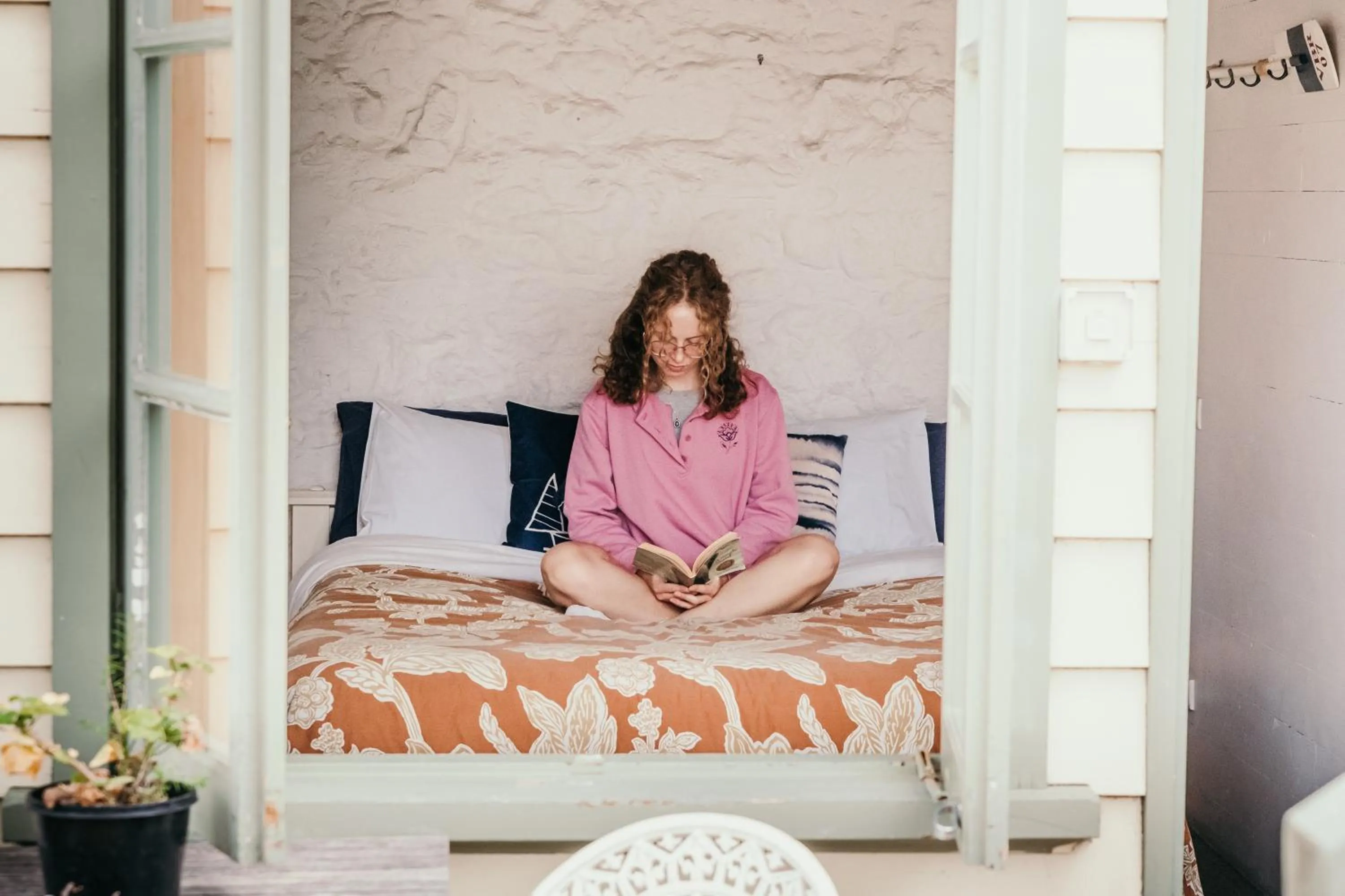 People, Bed in The Wandering Whale Port Fairy