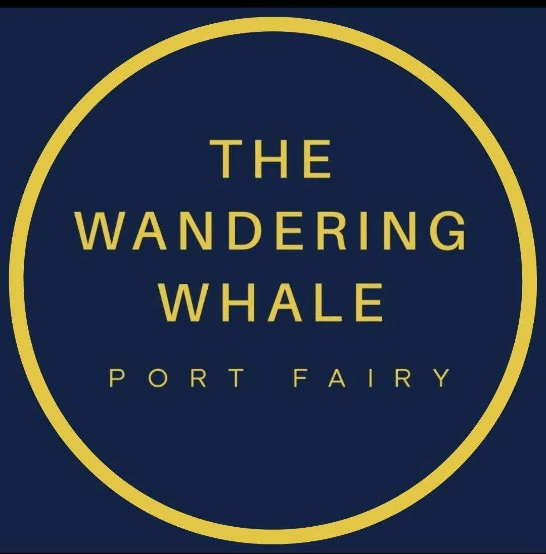 Logo/Certificate/Sign in The Wandering Whale Port Fairy