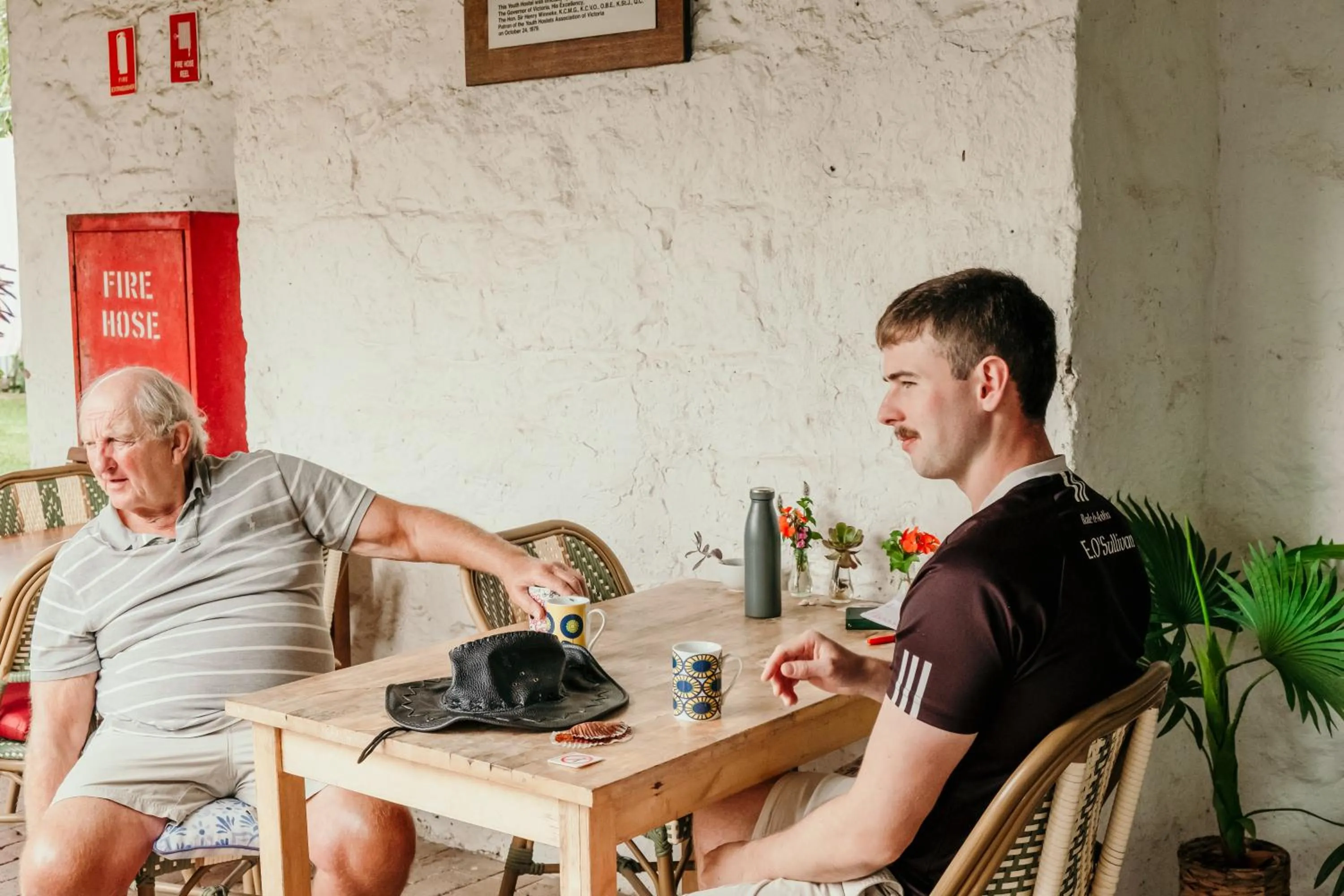 Patio in The Wandering Whale Port Fairy