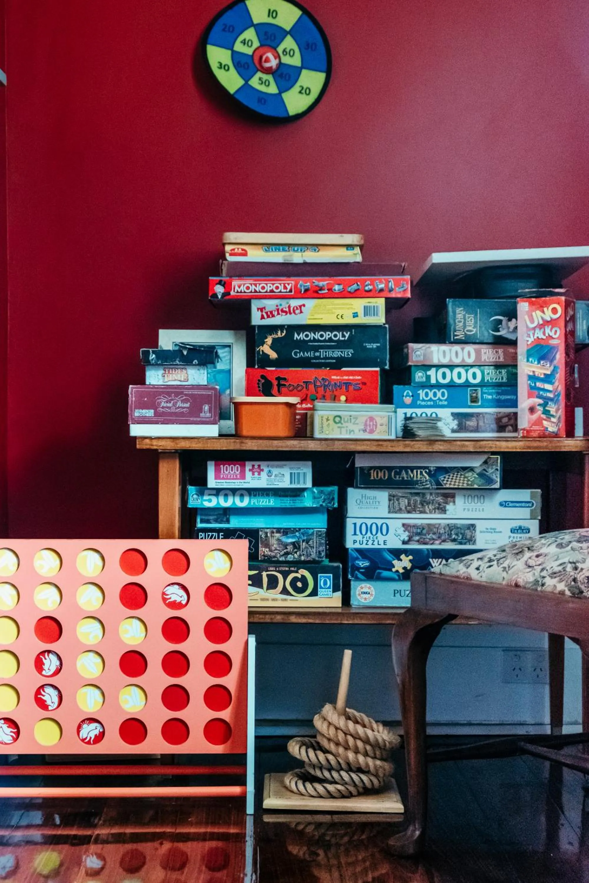 Game Room in The Wandering Whale Port Fairy