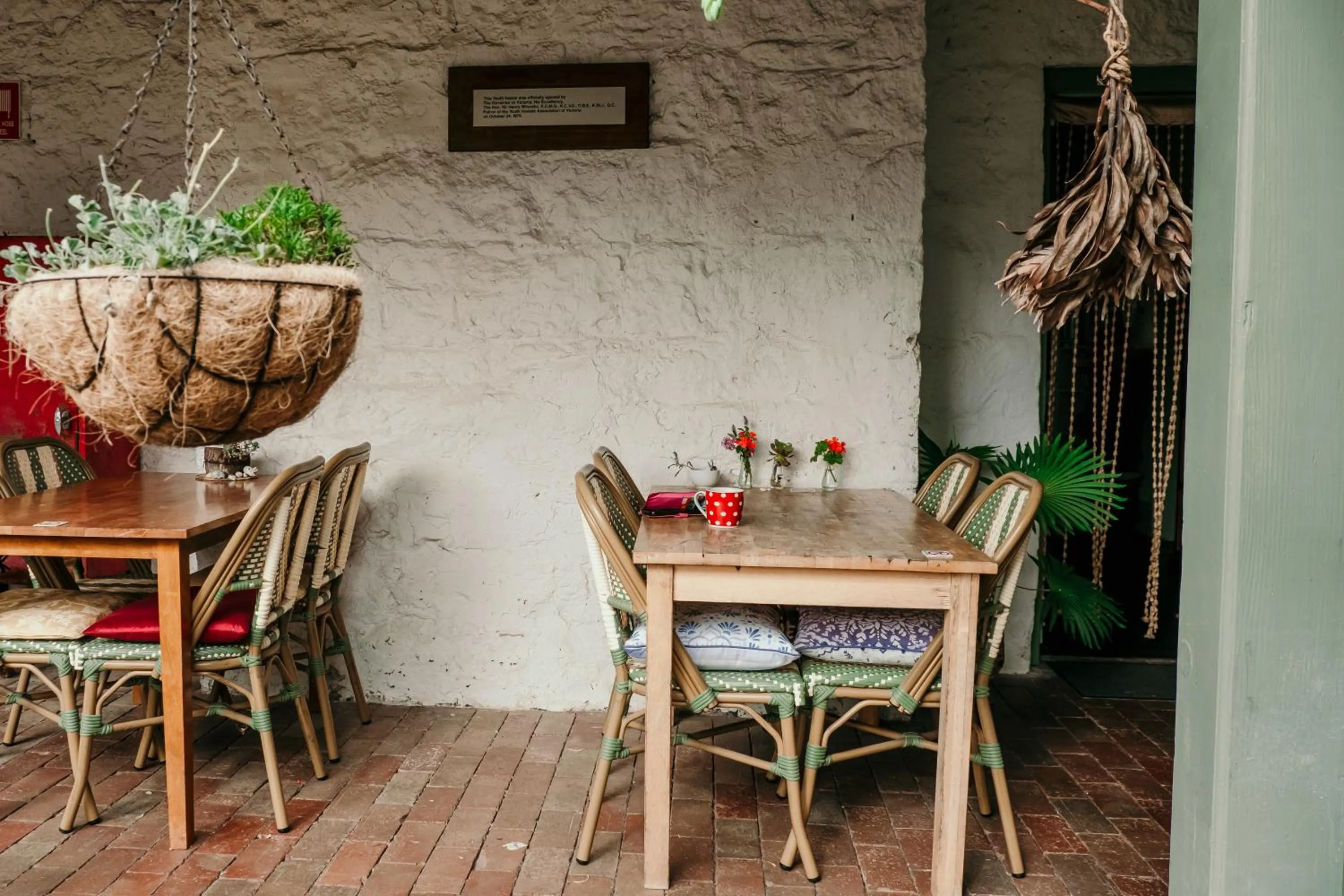 Patio in The Wandering Whale Port Fairy