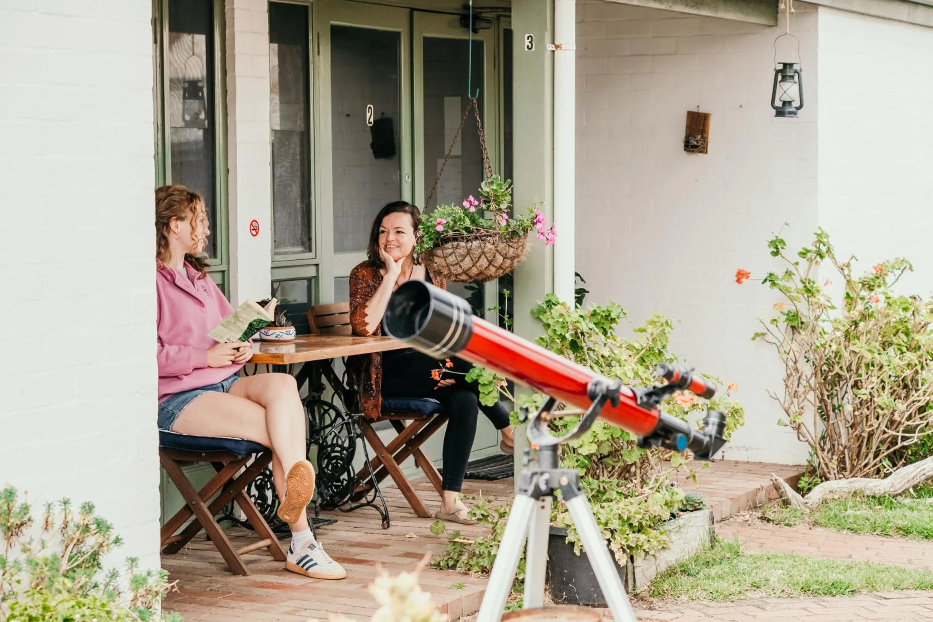 Patio in The Wandering Whale Port Fairy