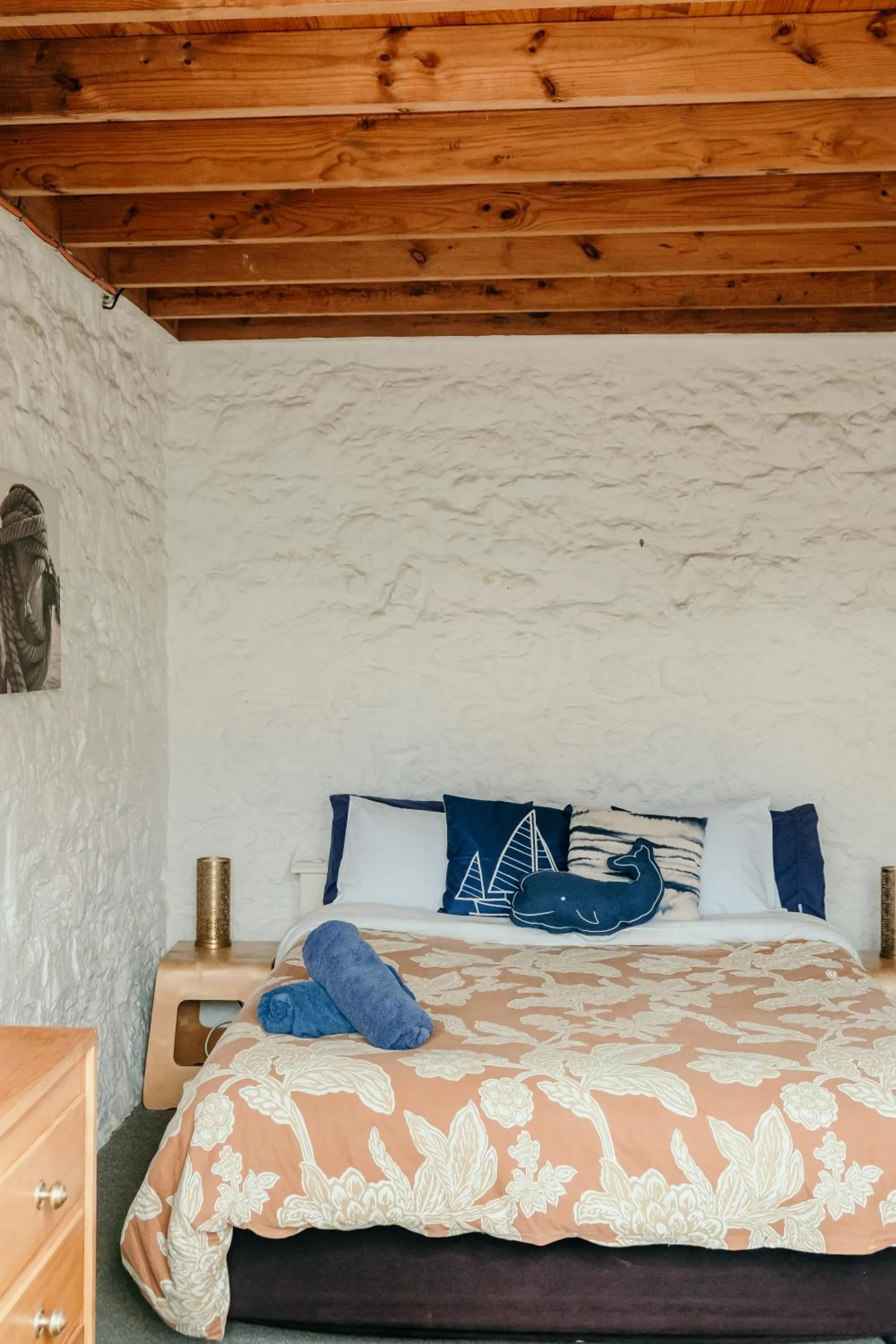 Bed in The Wandering Whale Port Fairy