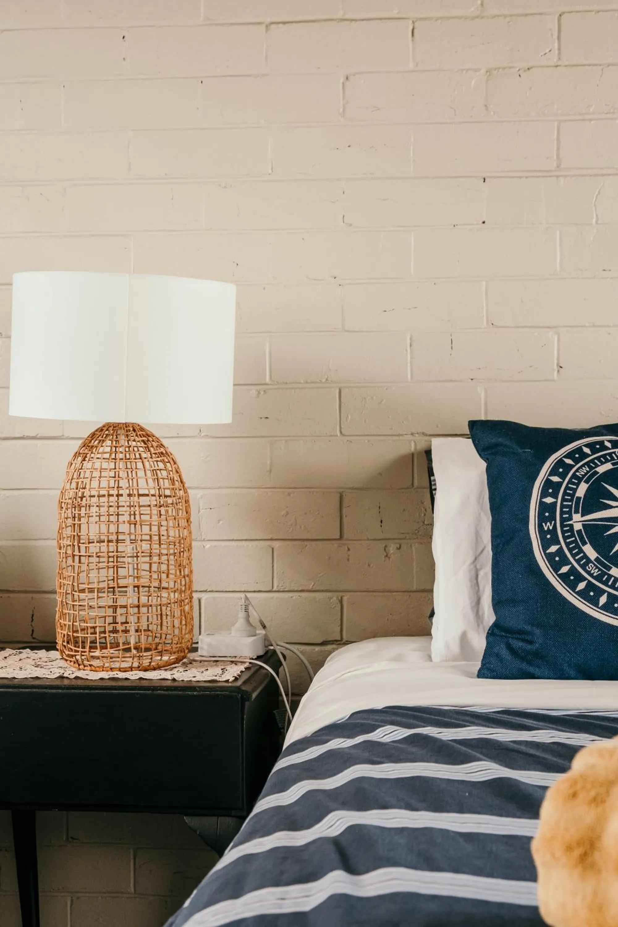 Bed in The Wandering Whale Port Fairy