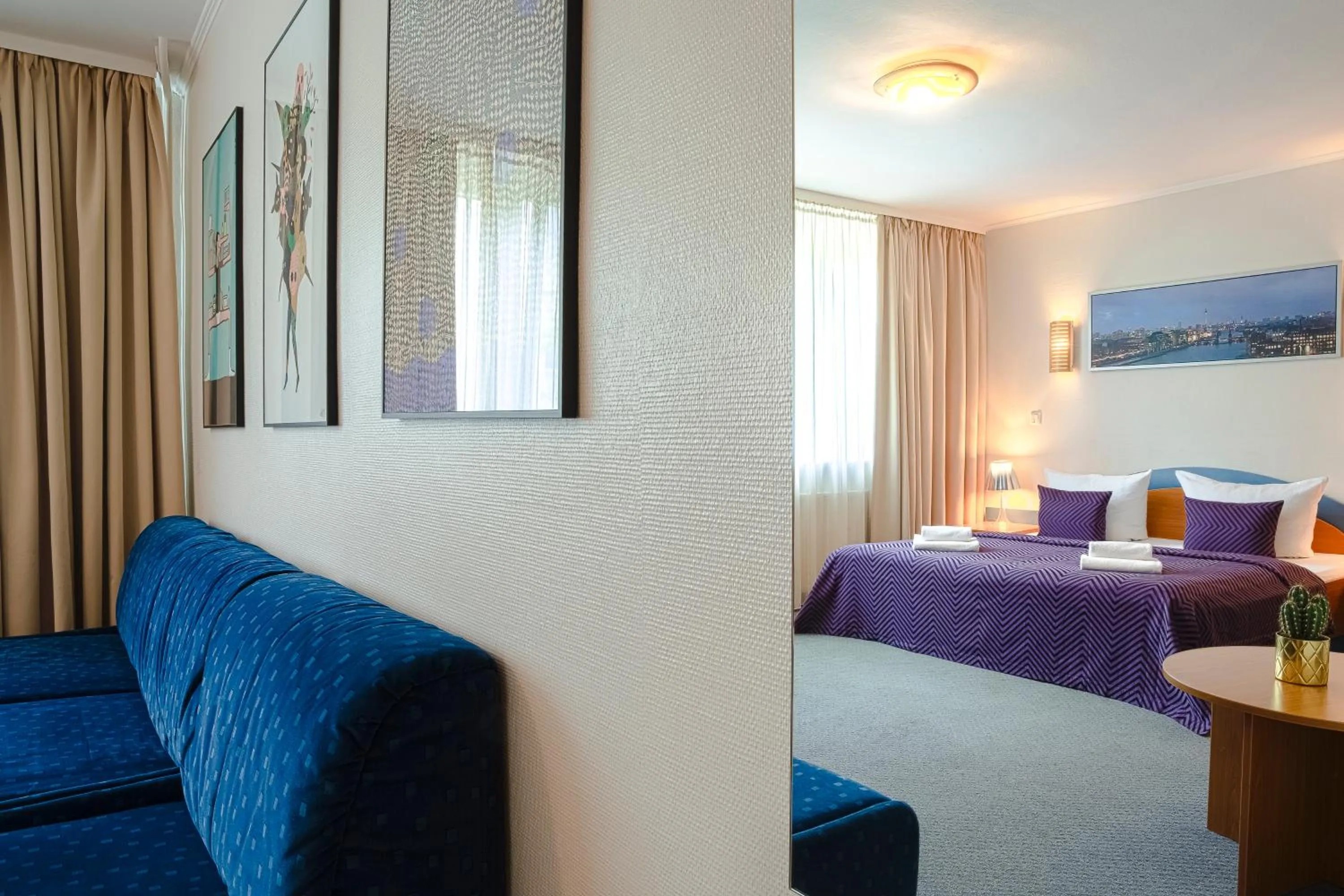Photo of the whole room, Bed in Hotel Ambiente Berlin City