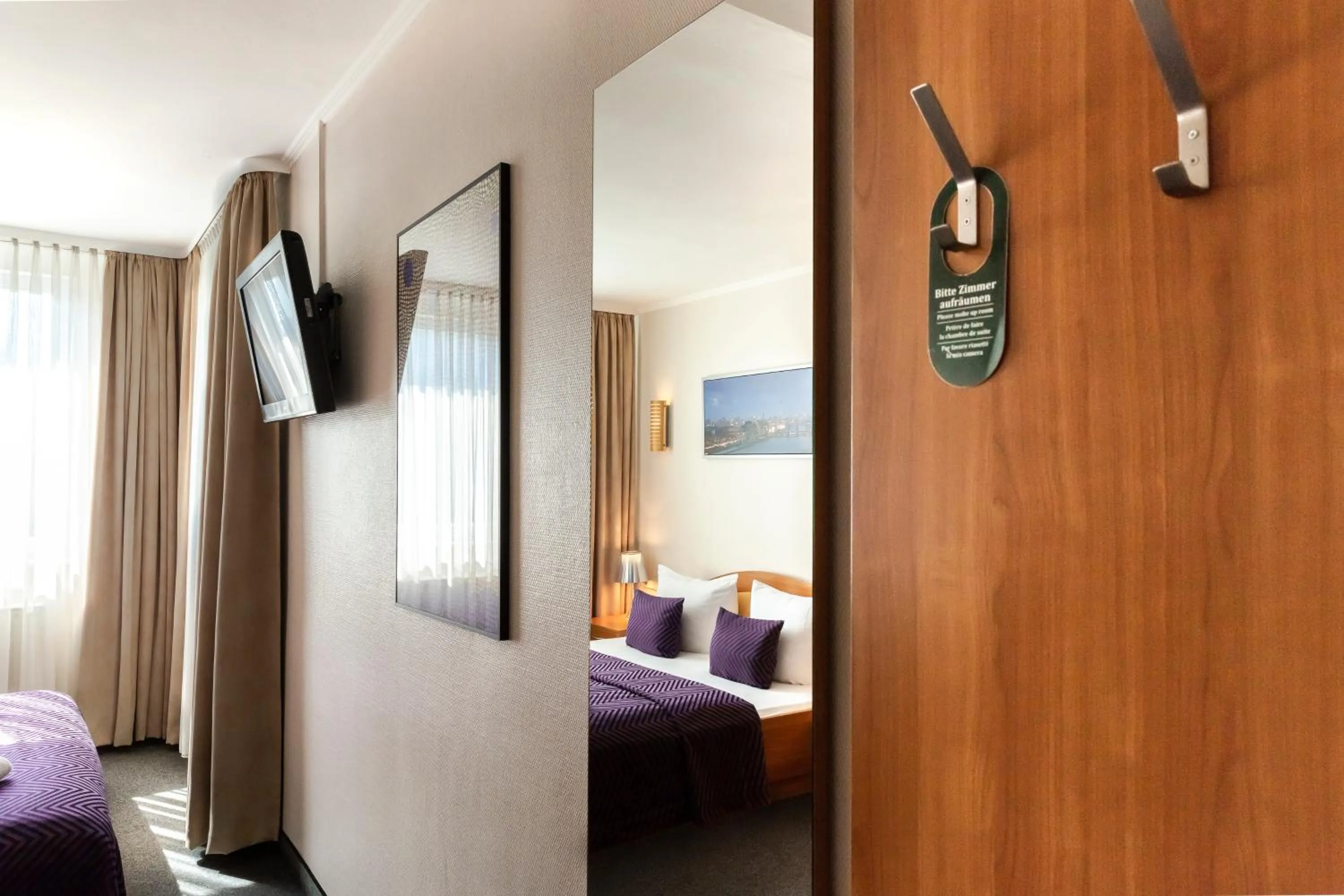 Photo of the whole room, Bed in Hotel Ambiente Berlin City