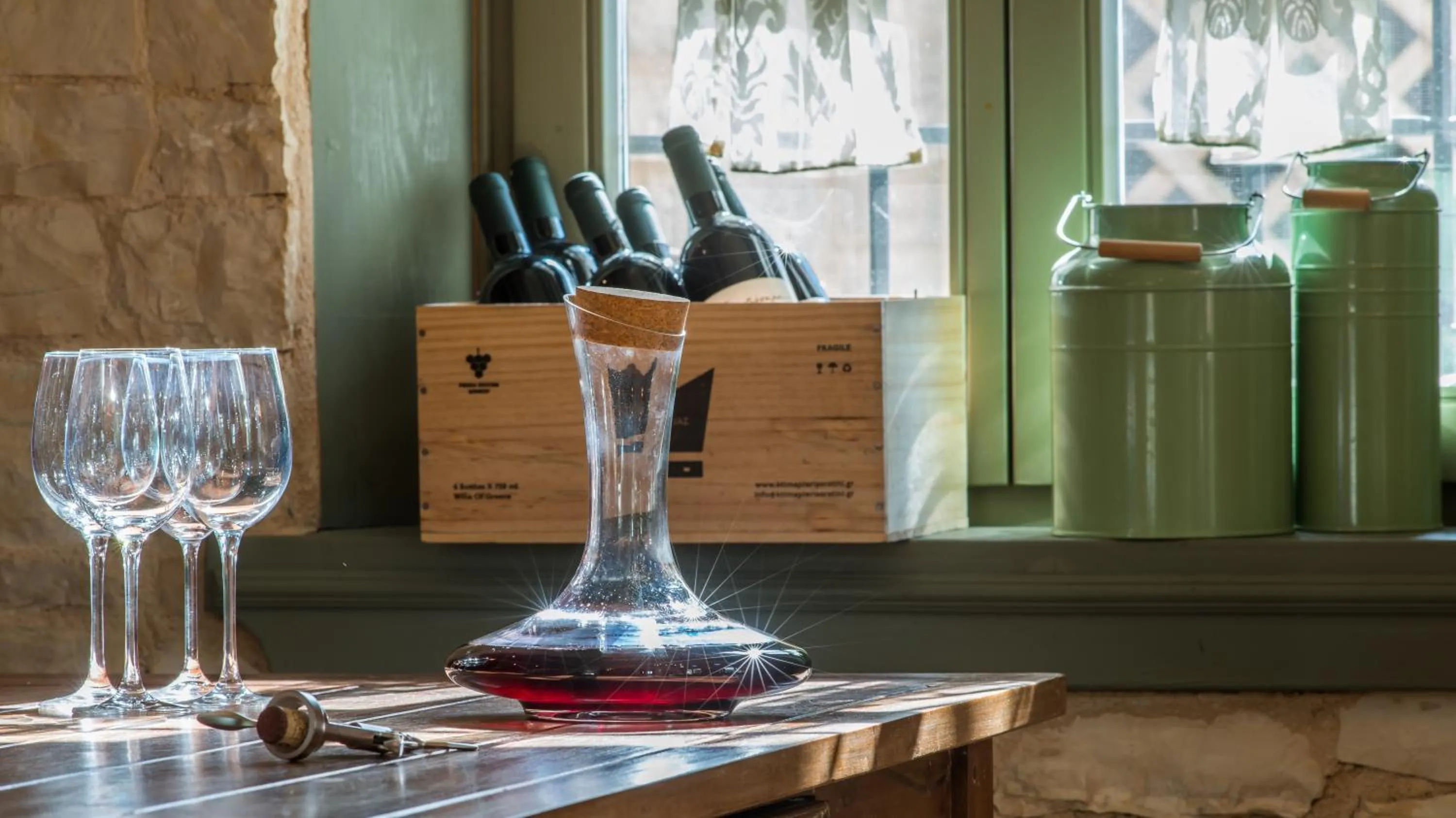 Drinks in Pirrion Wellness Boutique Hotel