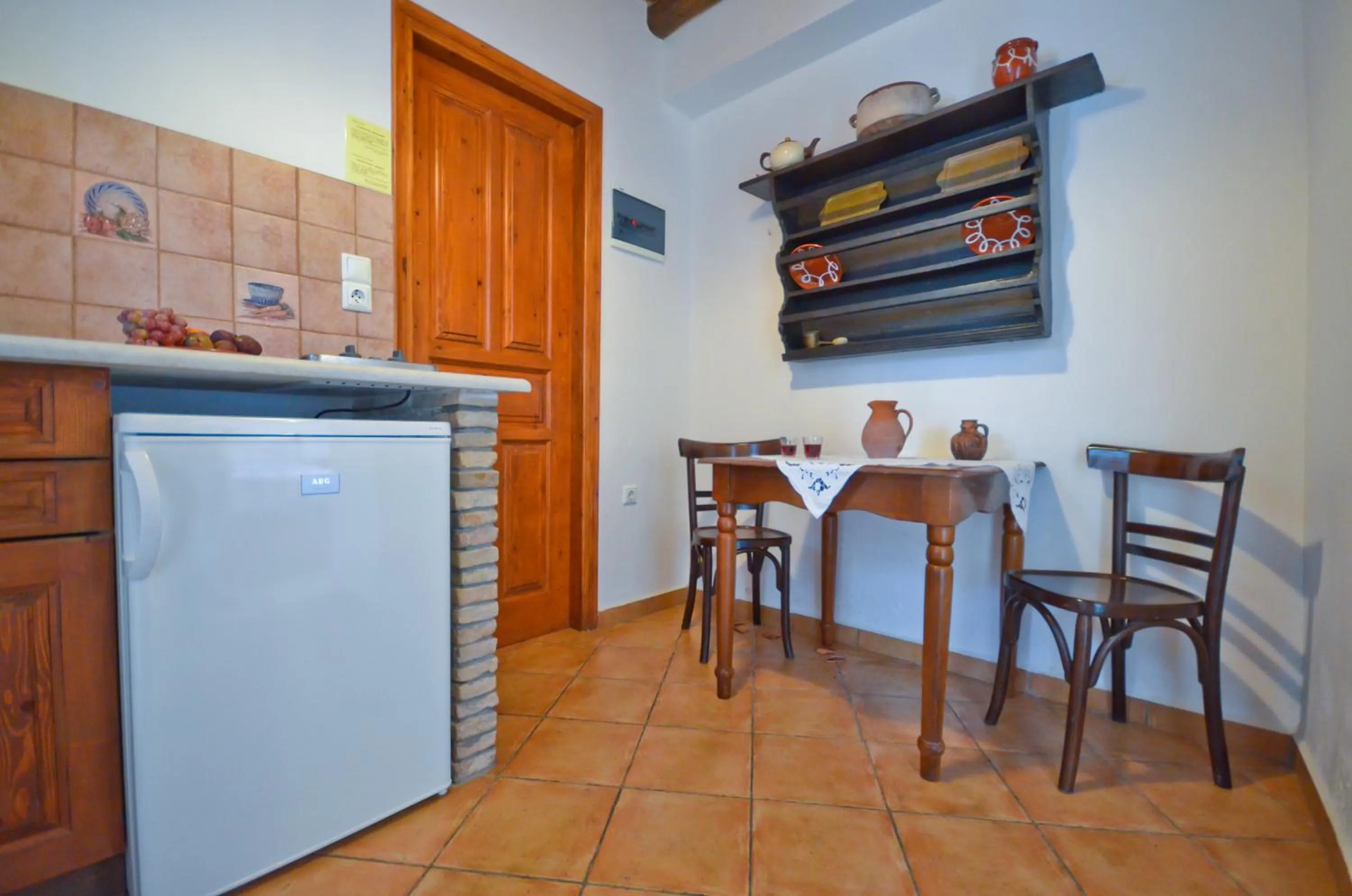 Kitchen or kitchenette in Venetiko Apartments