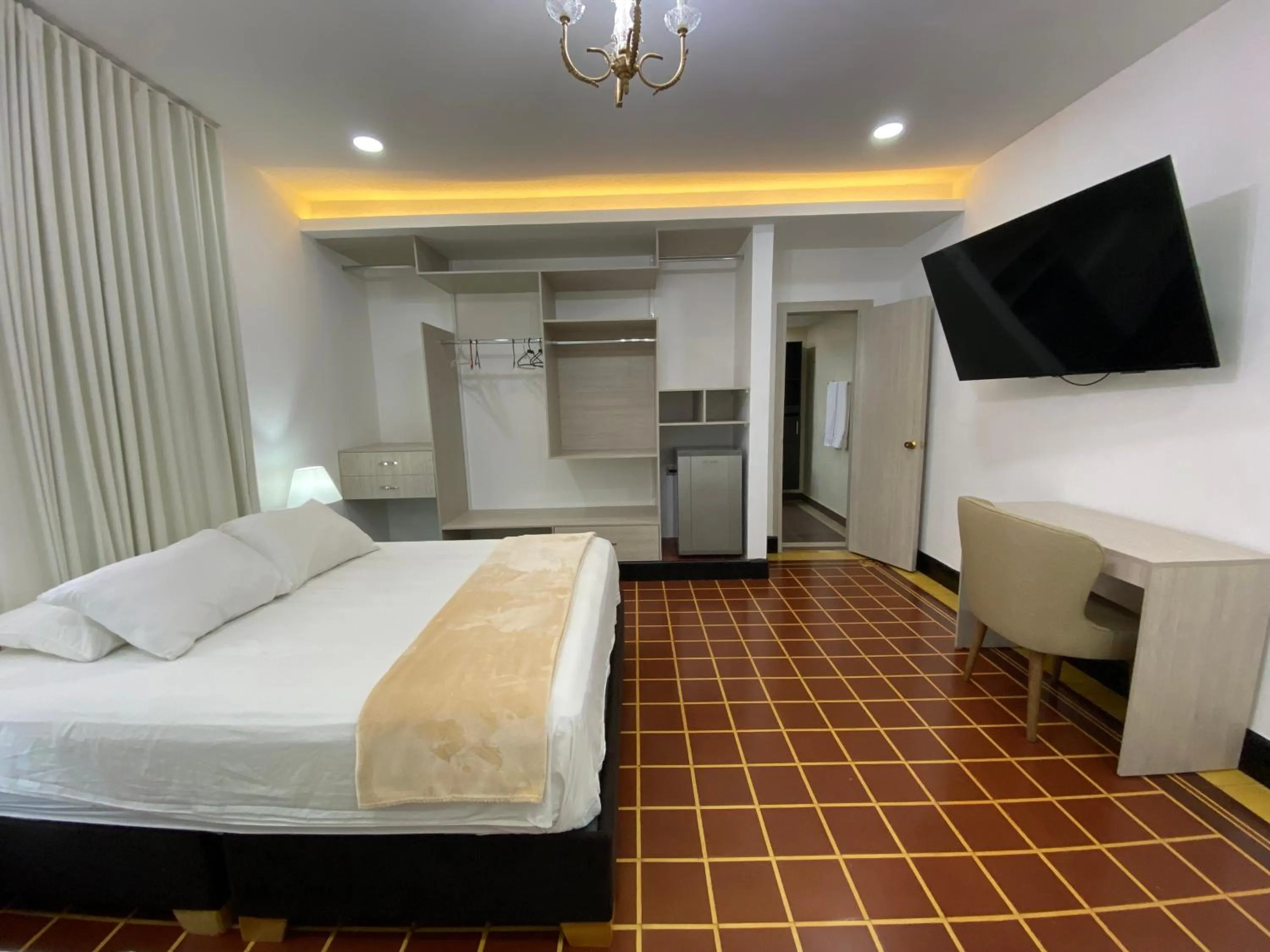 oven, Bed in Hotel Casa Colonial