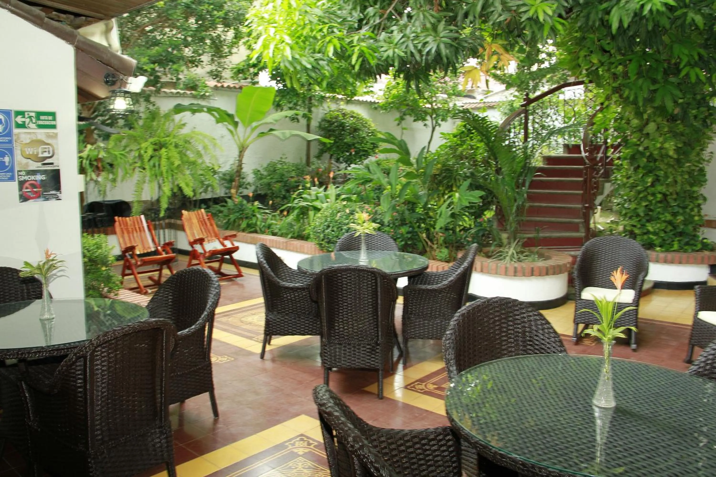 Garden in Hotel Casa Colonial