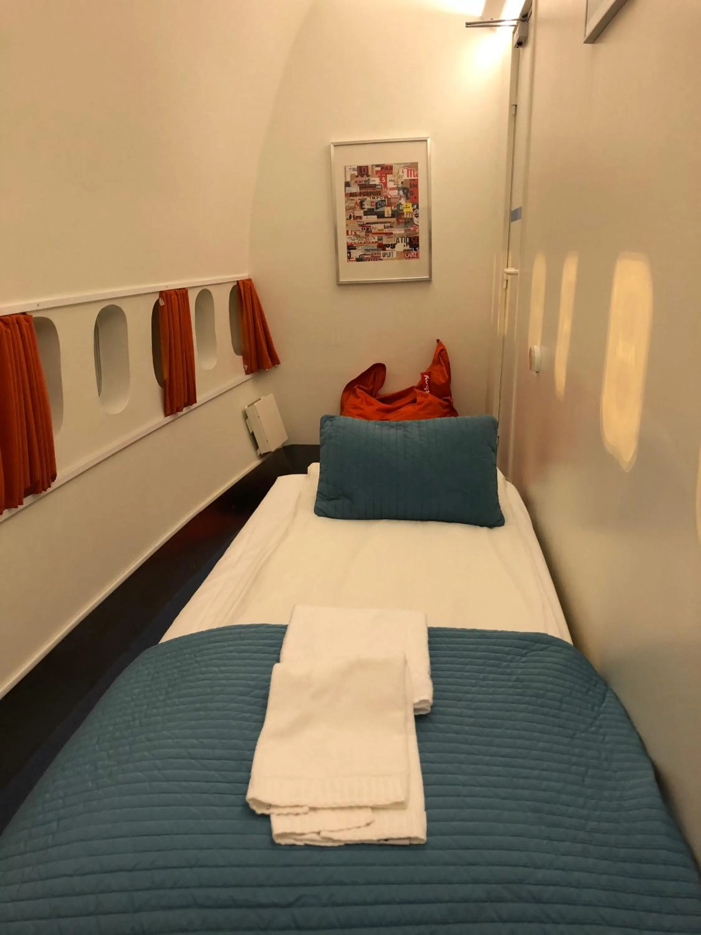 Bed in STF Jumbo Stay Stockholm