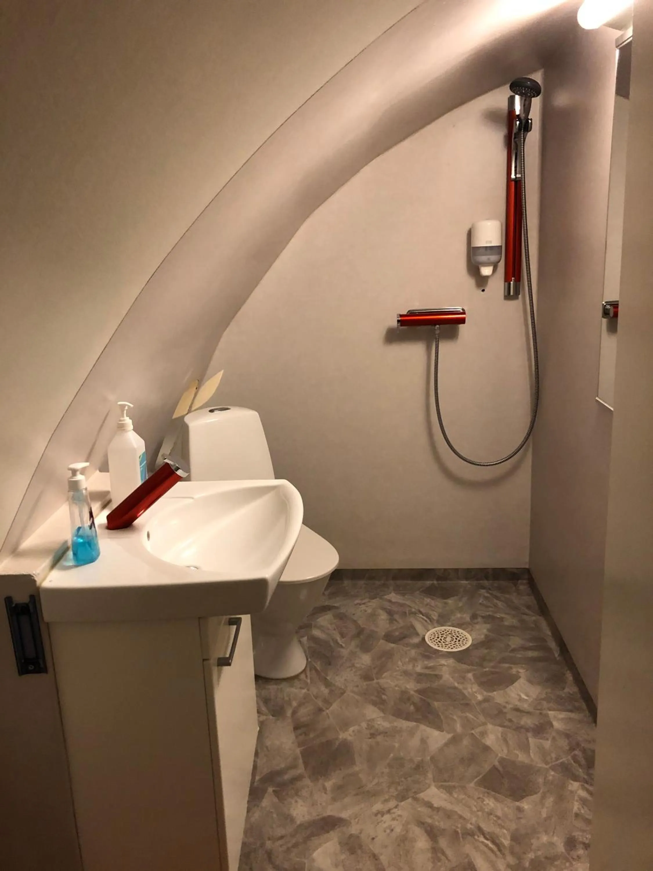 Bathroom in STF Jumbo Stay Stockholm