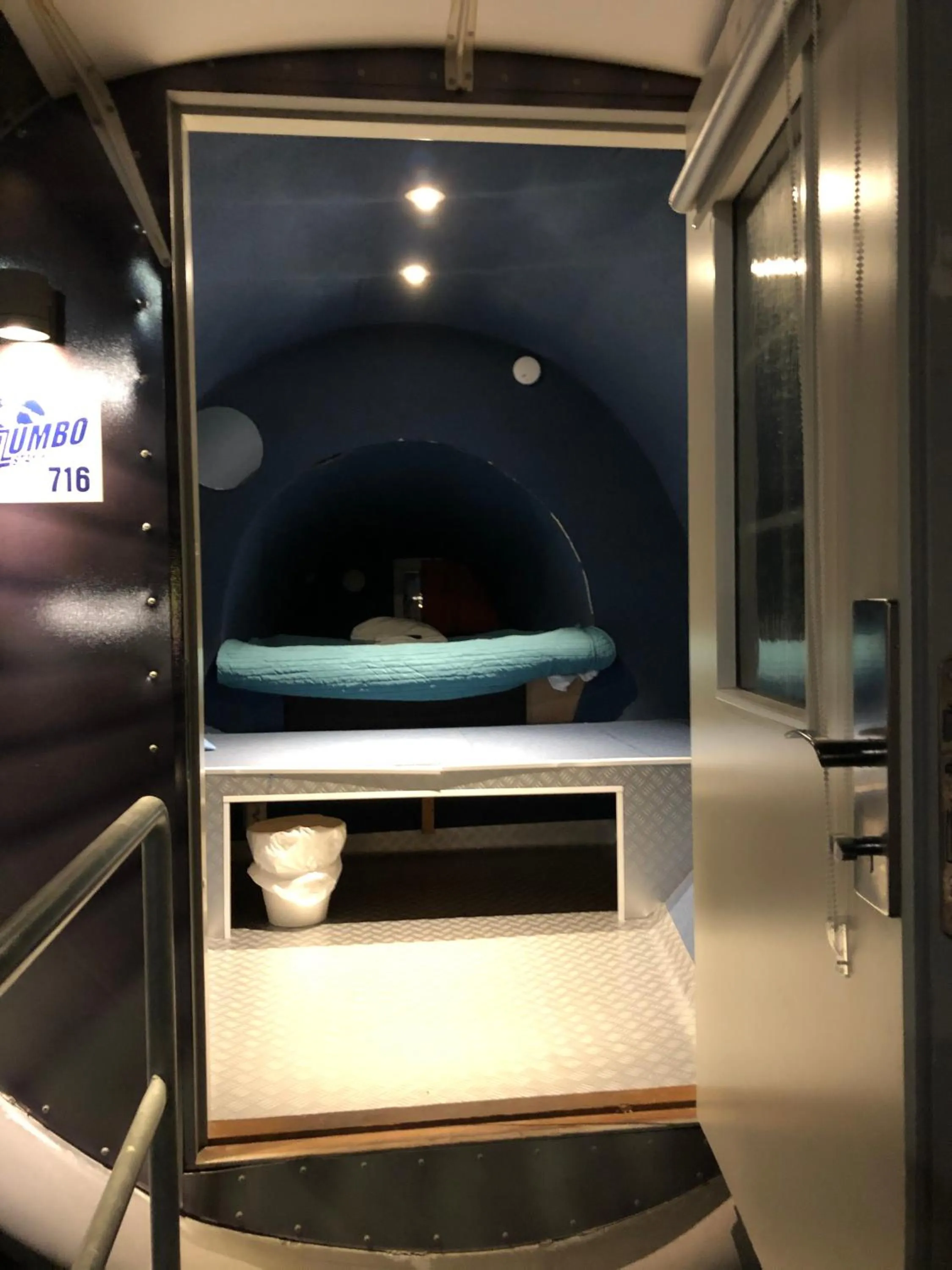 Bed in STF Jumbo Stay Stockholm