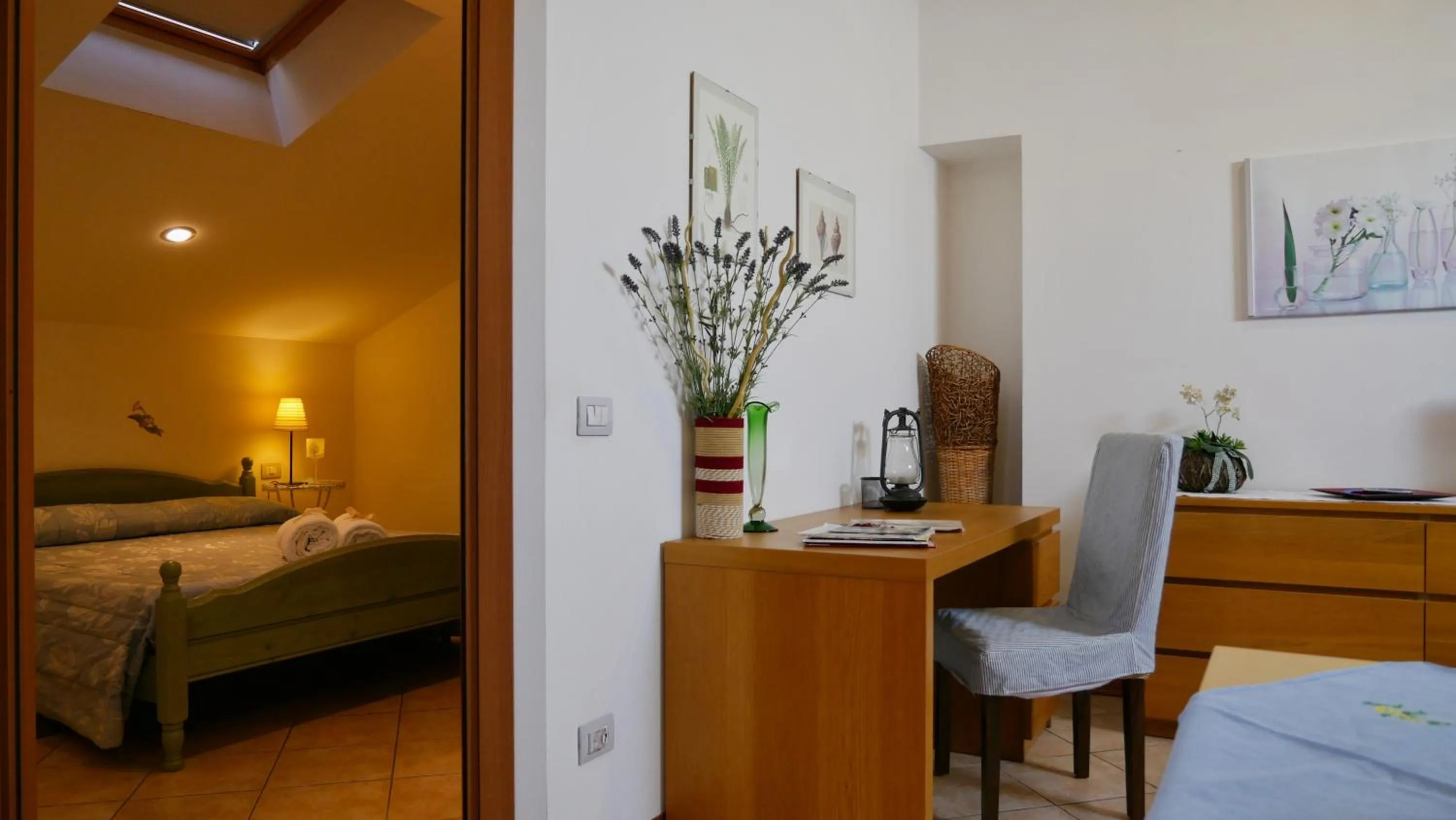 Bed in La Meridiana Affittacamere